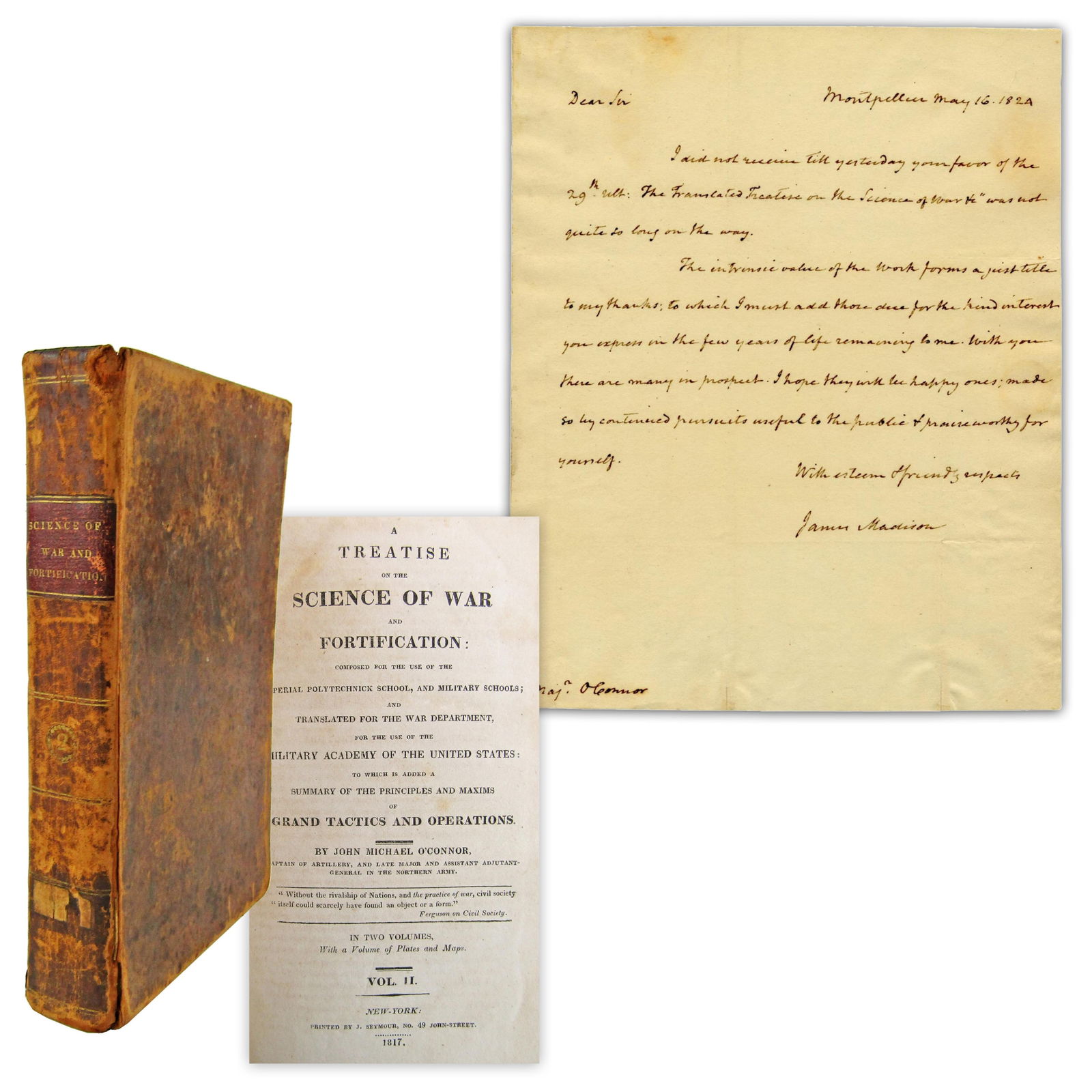 James Madison Studies "Science of War" As He Continues "pursuits useful to the public" (1 of 9)