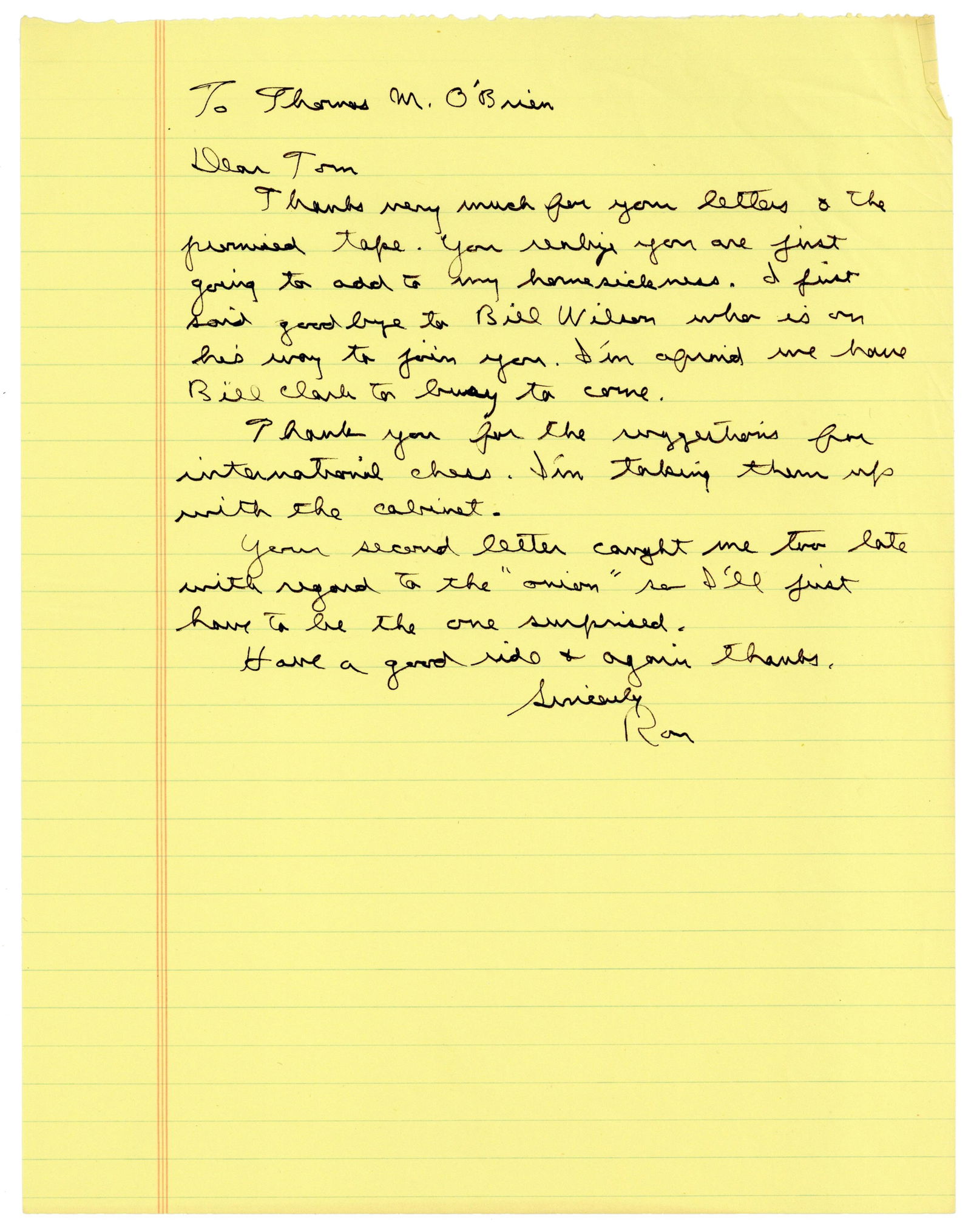 Ronald Reagan As President ALS With Ranching Content: "Have a good ride" - Nearly 100 Words In His (1 of 2)