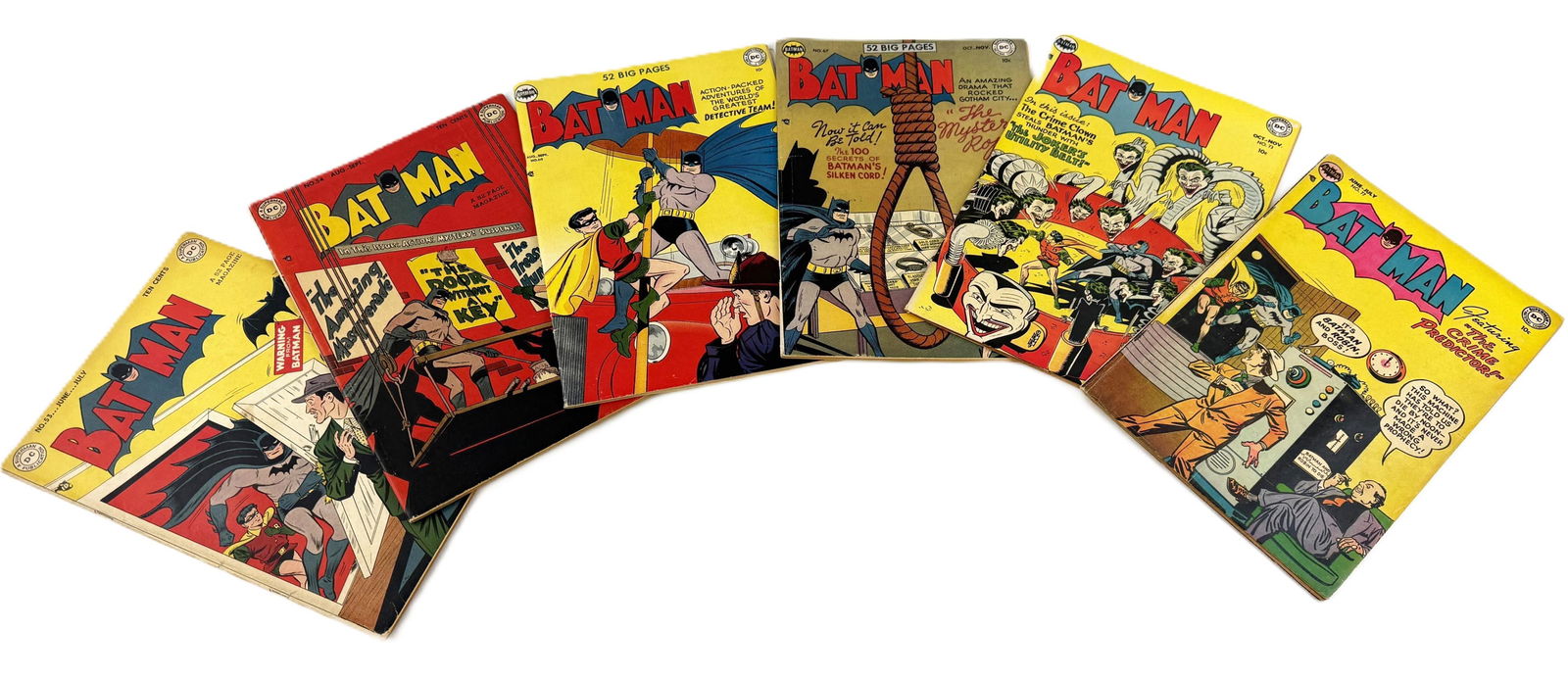 (6) Vintage Original Batman Comics (1 of 13)