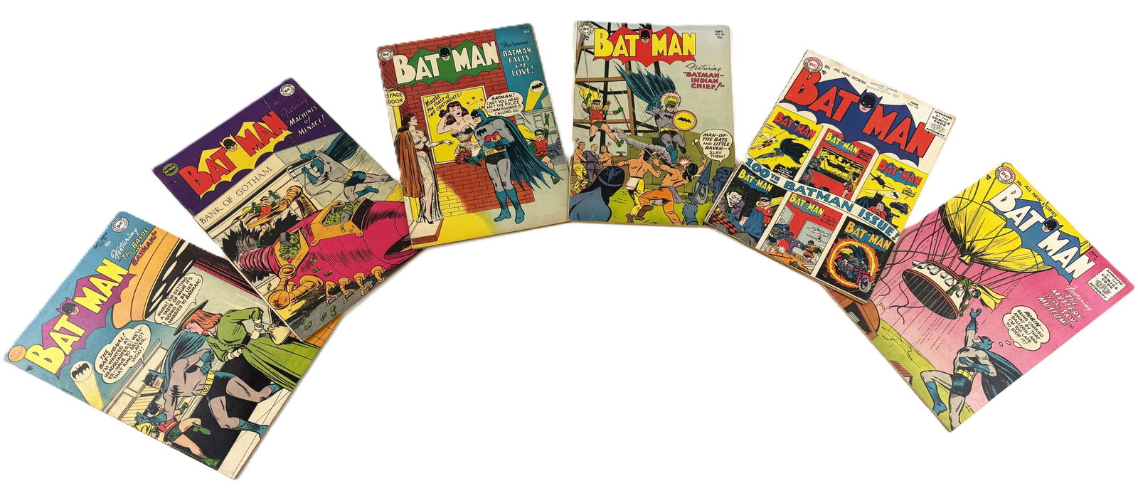 (6) 1950s Original Batman Comics (1 of 13)