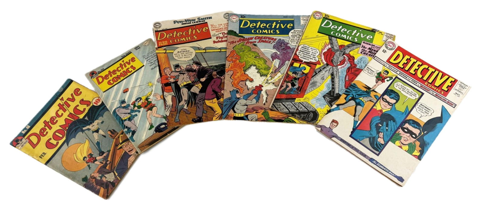 (6) Vintage Original Detective Comics Featuring Batman (1 of 13)