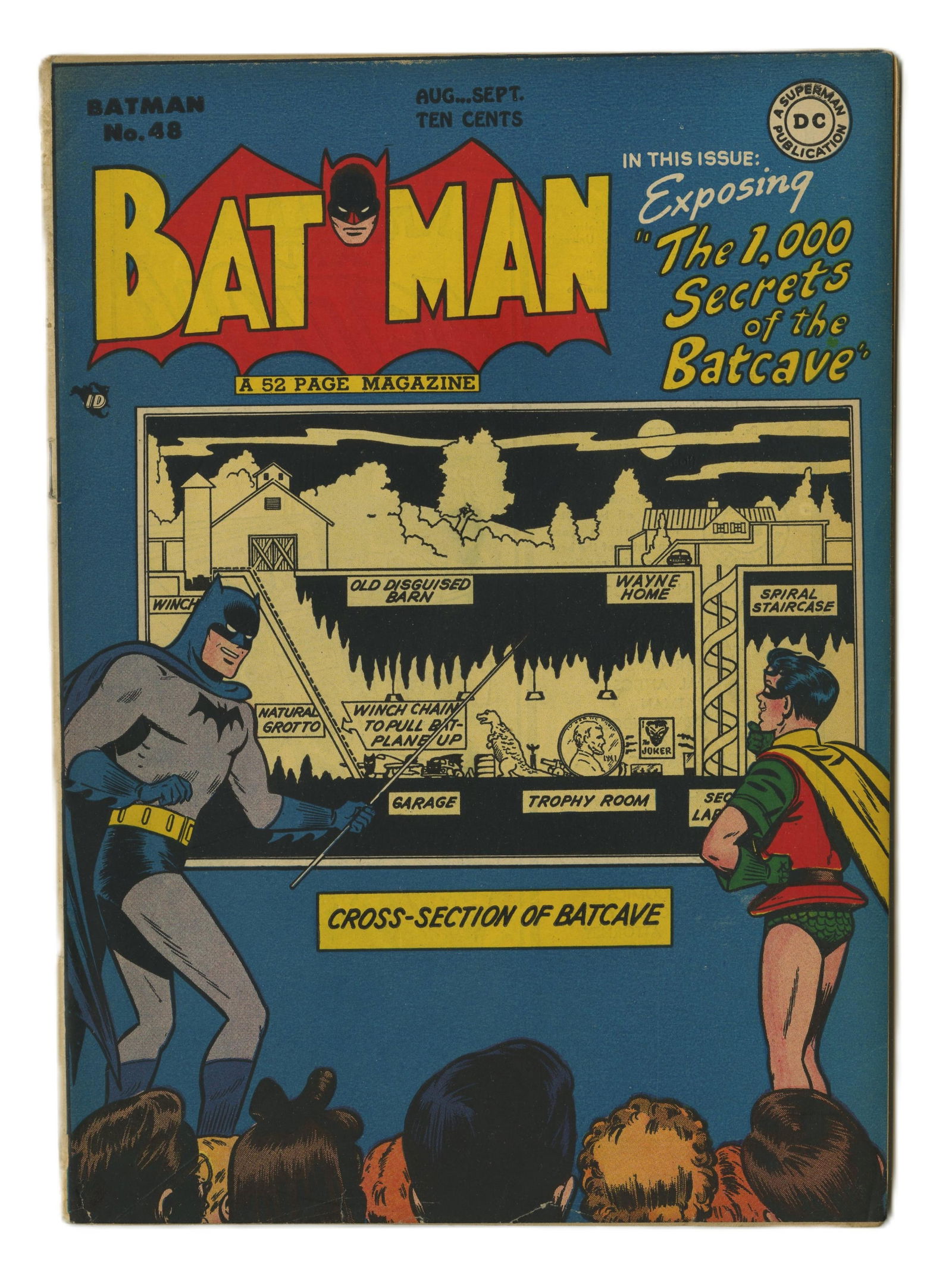 (6) Original Batman Comics From 1940s - 10