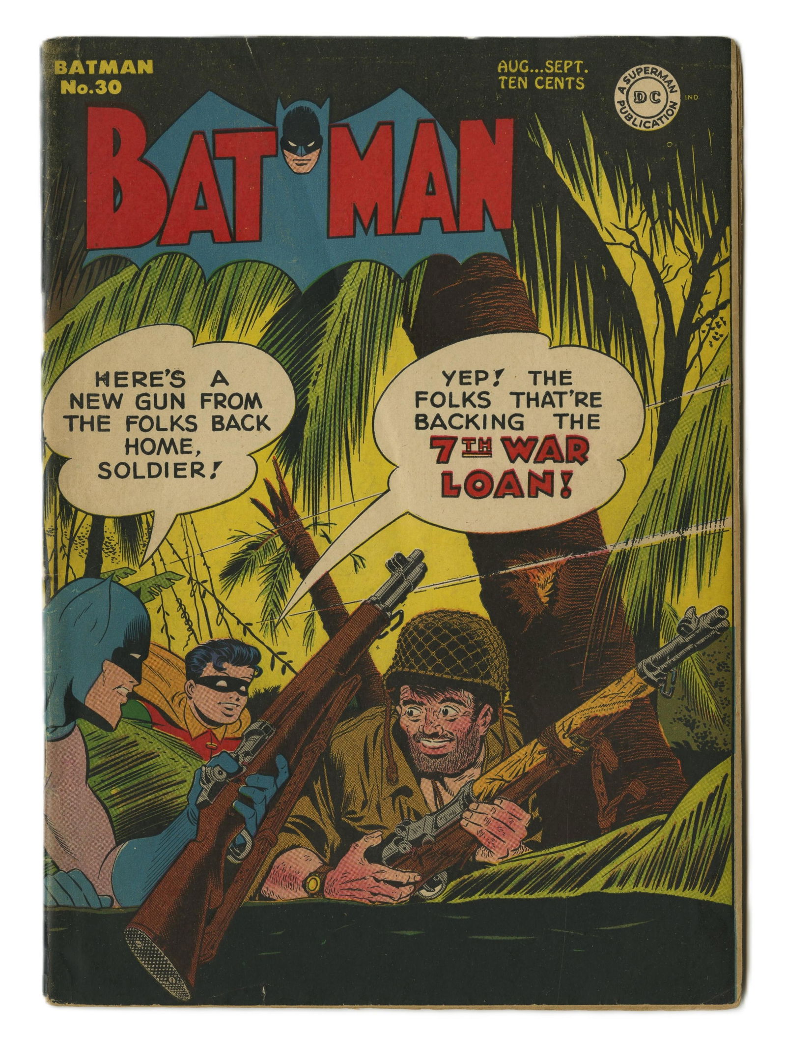 (6) Original Batman Comics From 1940s - 4