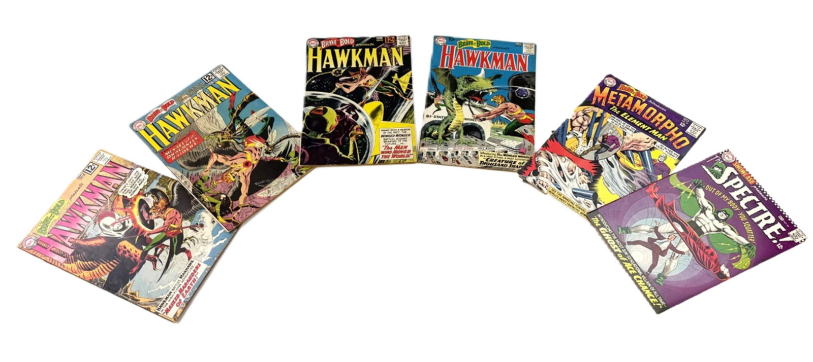 (6) Vintage DC Comics, Hawkman & More!: DC Comics n.p., ca. 1961-1966 (6) Vintage DC Comics, Hawkman & More! Magazine/Comic A collection of six Silver Age issues of DC's Hawkman, among others, published between 1961 and 1966. Each issue