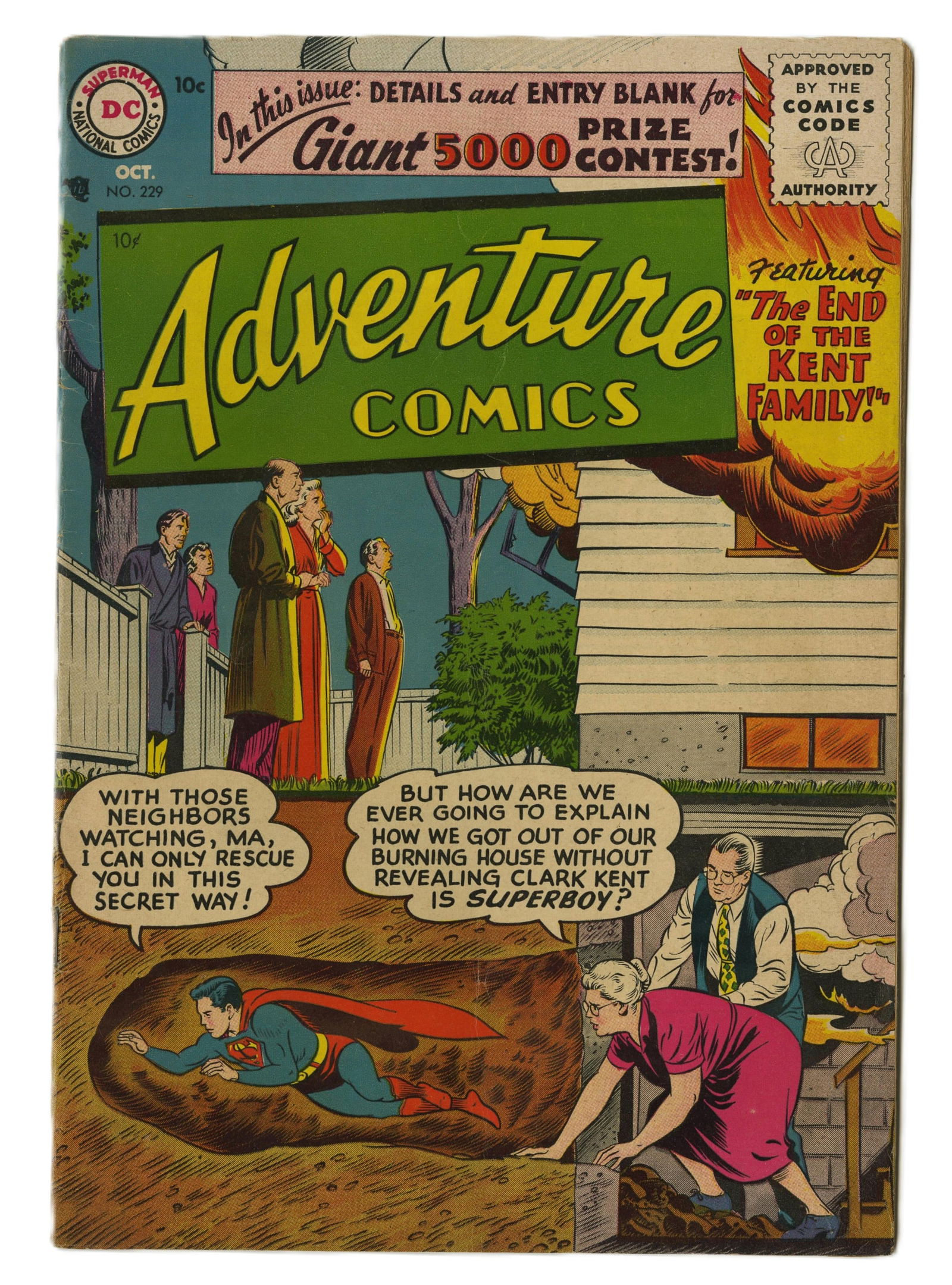 (5) Assorted DC Golden Age Comics Featuring Superman - 10