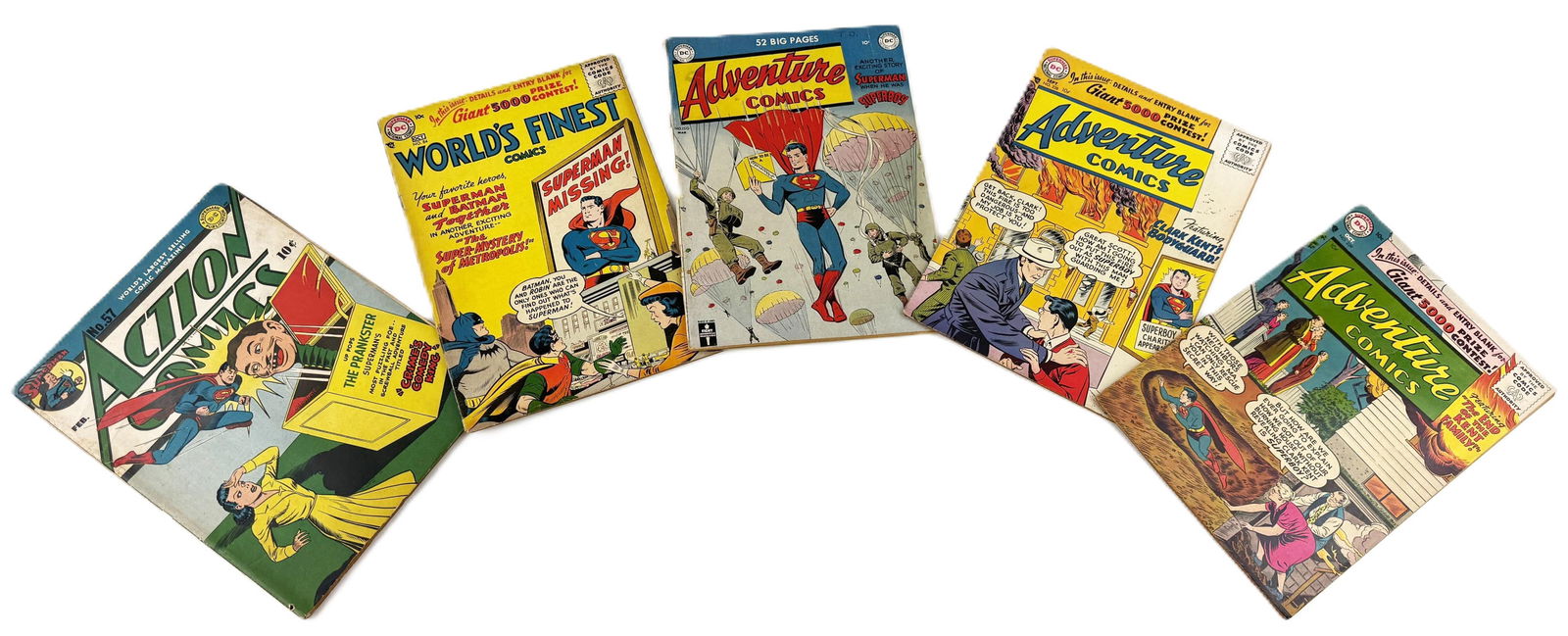 (5) Assorted DC Golden Age Comics Featuring Superman (1 of 11)