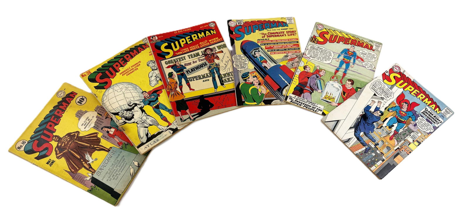 (6) Vintage Original Superman Comics (1 of 13)