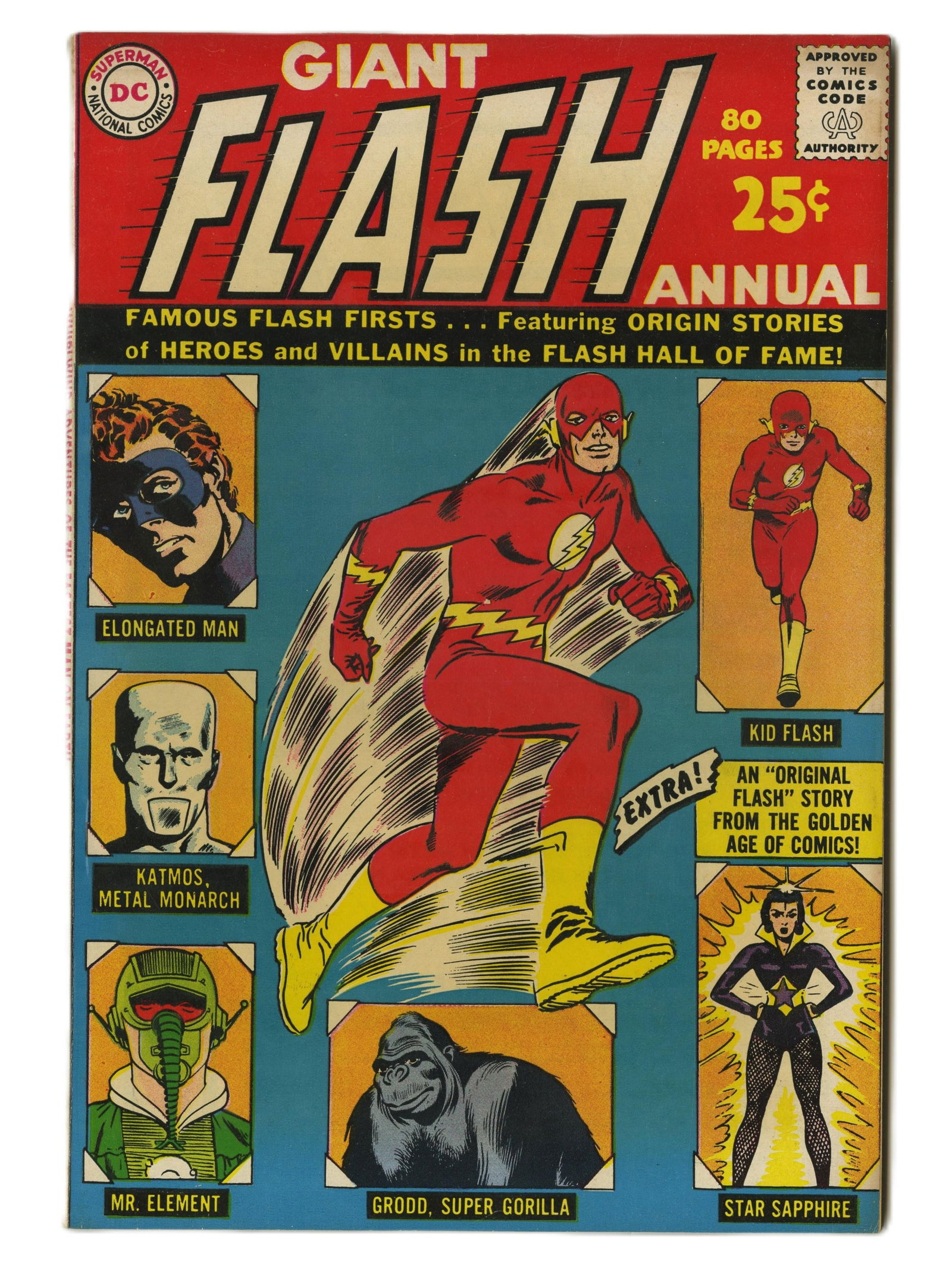 (5) Vintage Comics Featuring The Flash - 2