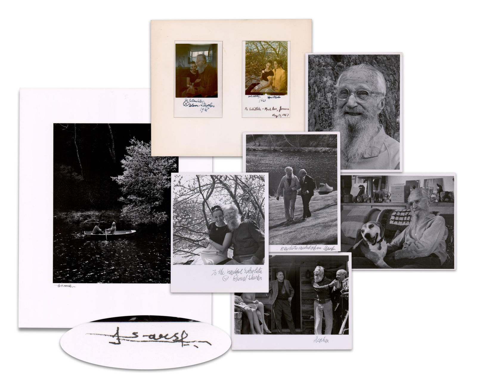 Edward Steichen & Yousuf Karsh Lot of 8 Photographs, All But Two Signed! Ex. Karsh Estate (1 of 7)