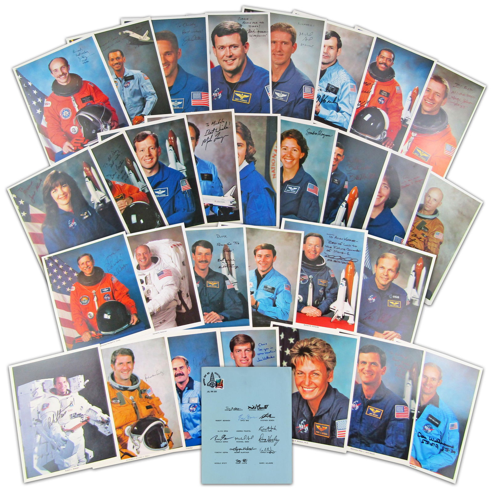 Dealer's Lot of Space Shuttle Astronaut Autographs, 31 Pcs, 41 Astronaut Sigs! Pre-Cert Zarelli (1 of 11)