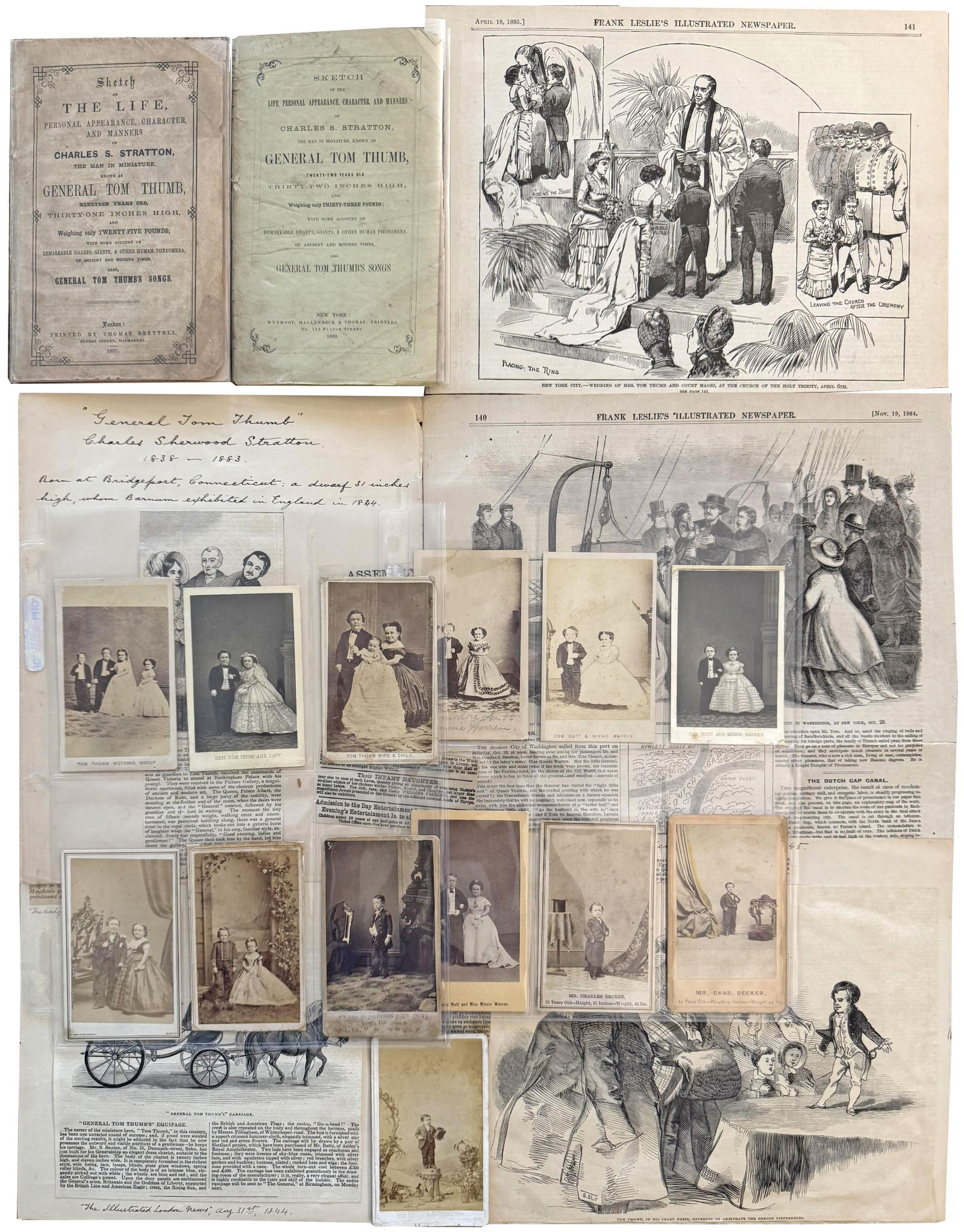 19th C. Little People As Entertainers & Celebrities (1 of 5)