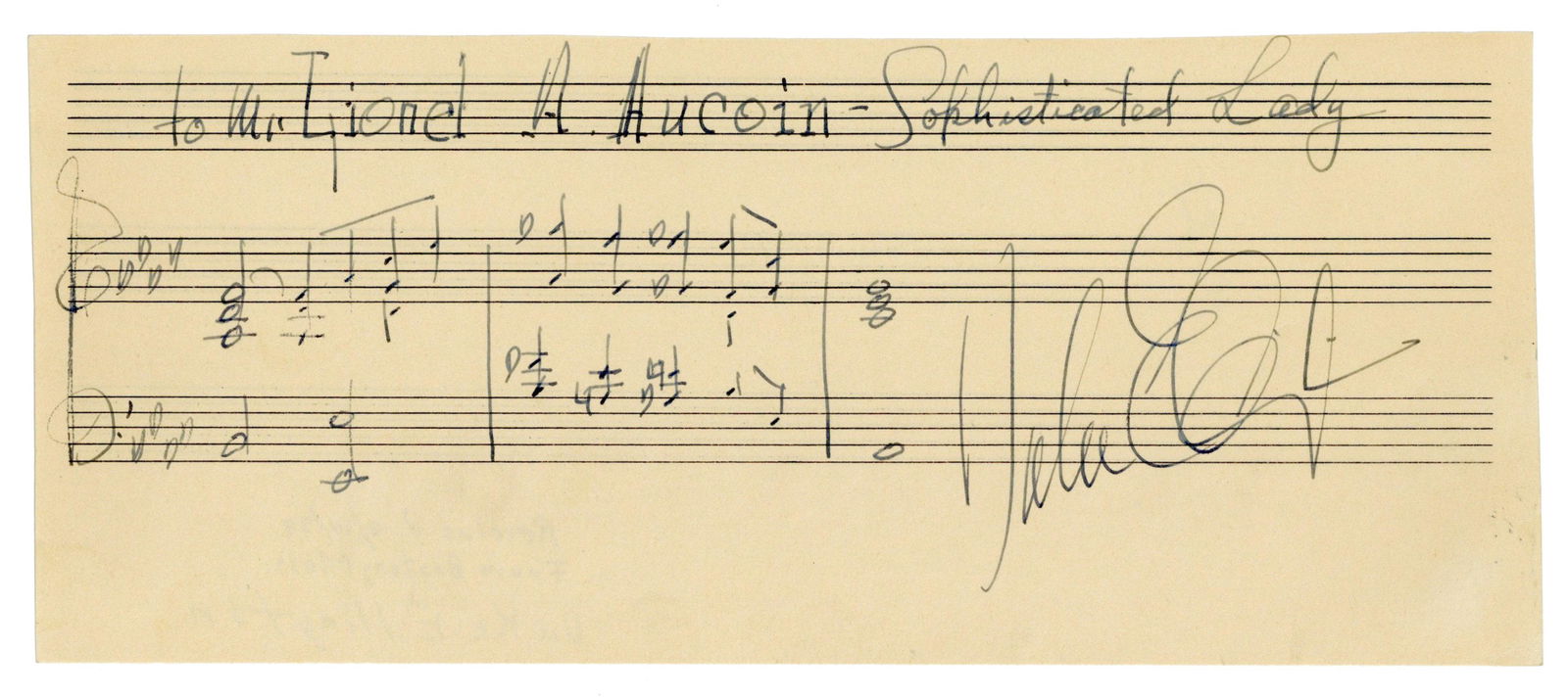 Duke Ellington "Sophisticated Lady" AMQS - 1933 Jazz Standard (1 of 3)