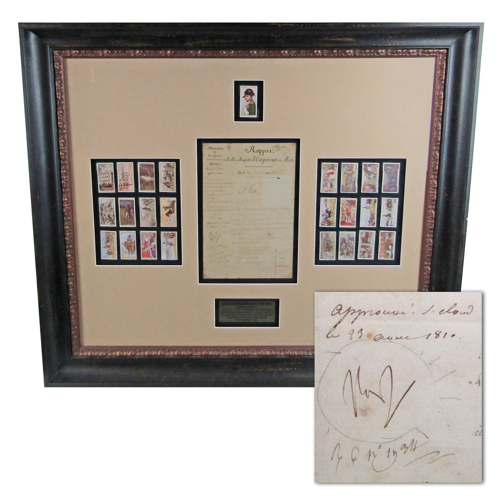 Napoleon Bonaparte At Peak of His Power Increases Salaries in 1810 - Magnificent Display (1 of 6)