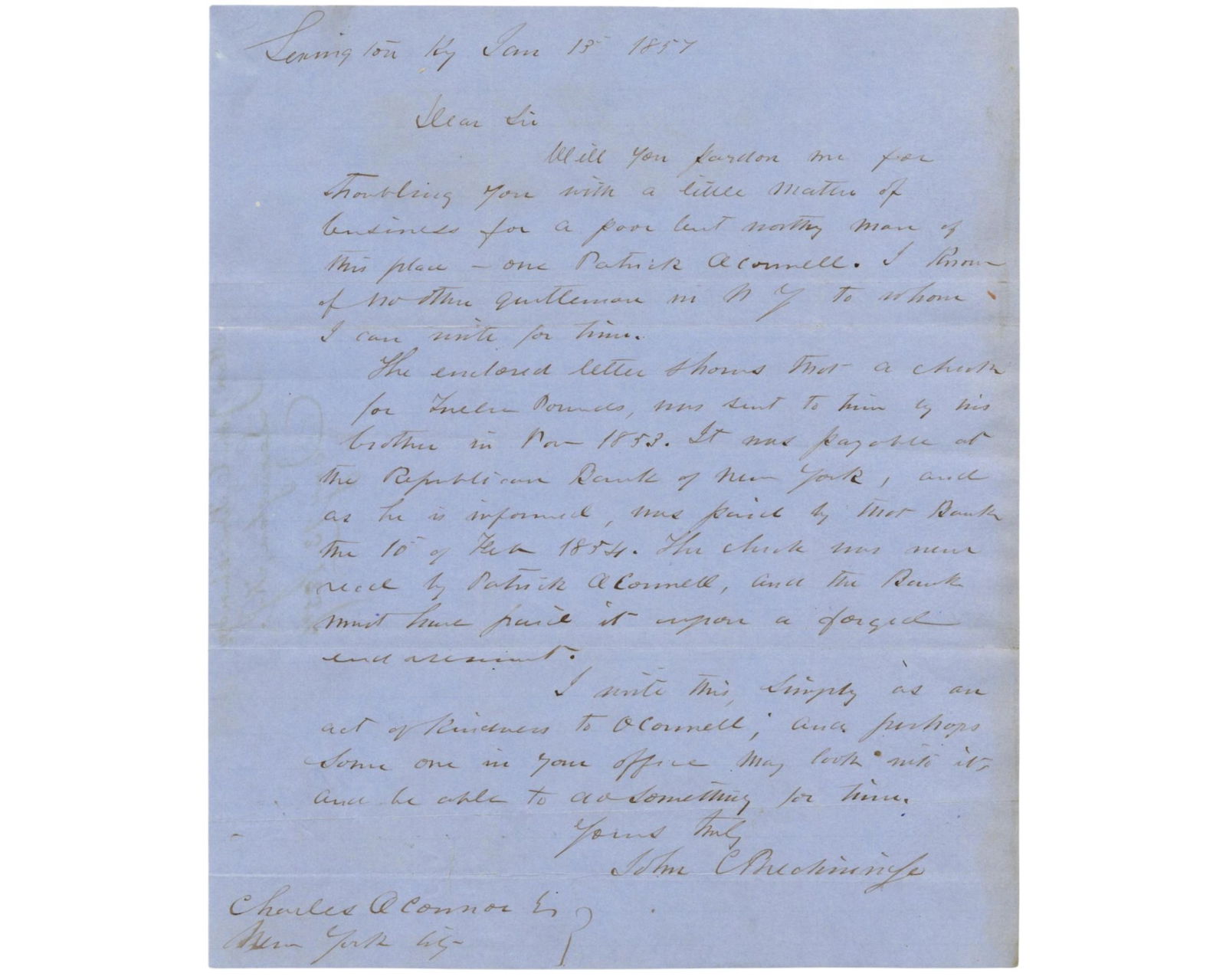 John Breckinridge Asks Top Lawyer to Investigate Bank Fraud! (1 of 2)