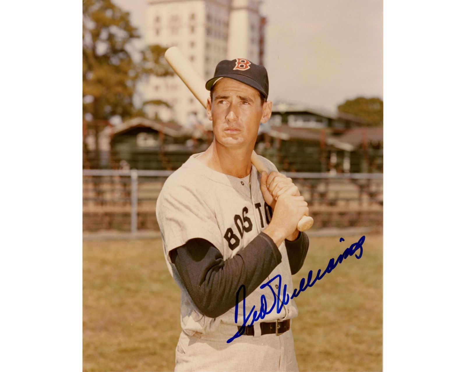 Iconic Ted Williams Boldly Signed Photo (1 of 2)