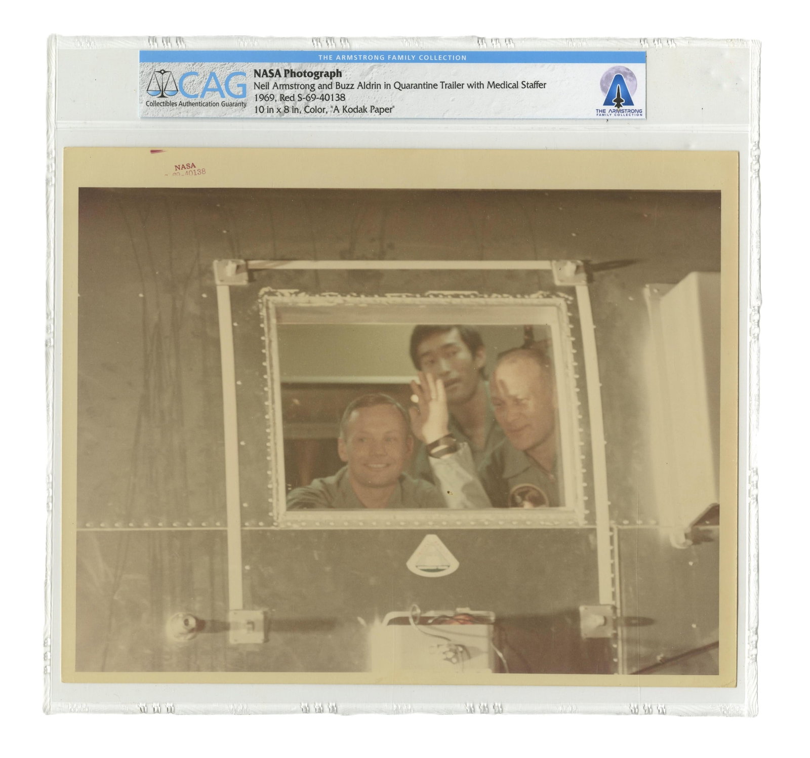 Neil Armstrong Original Type I NASA Red No. Photo from the Estate of Neil Armstrong (1 of 2)