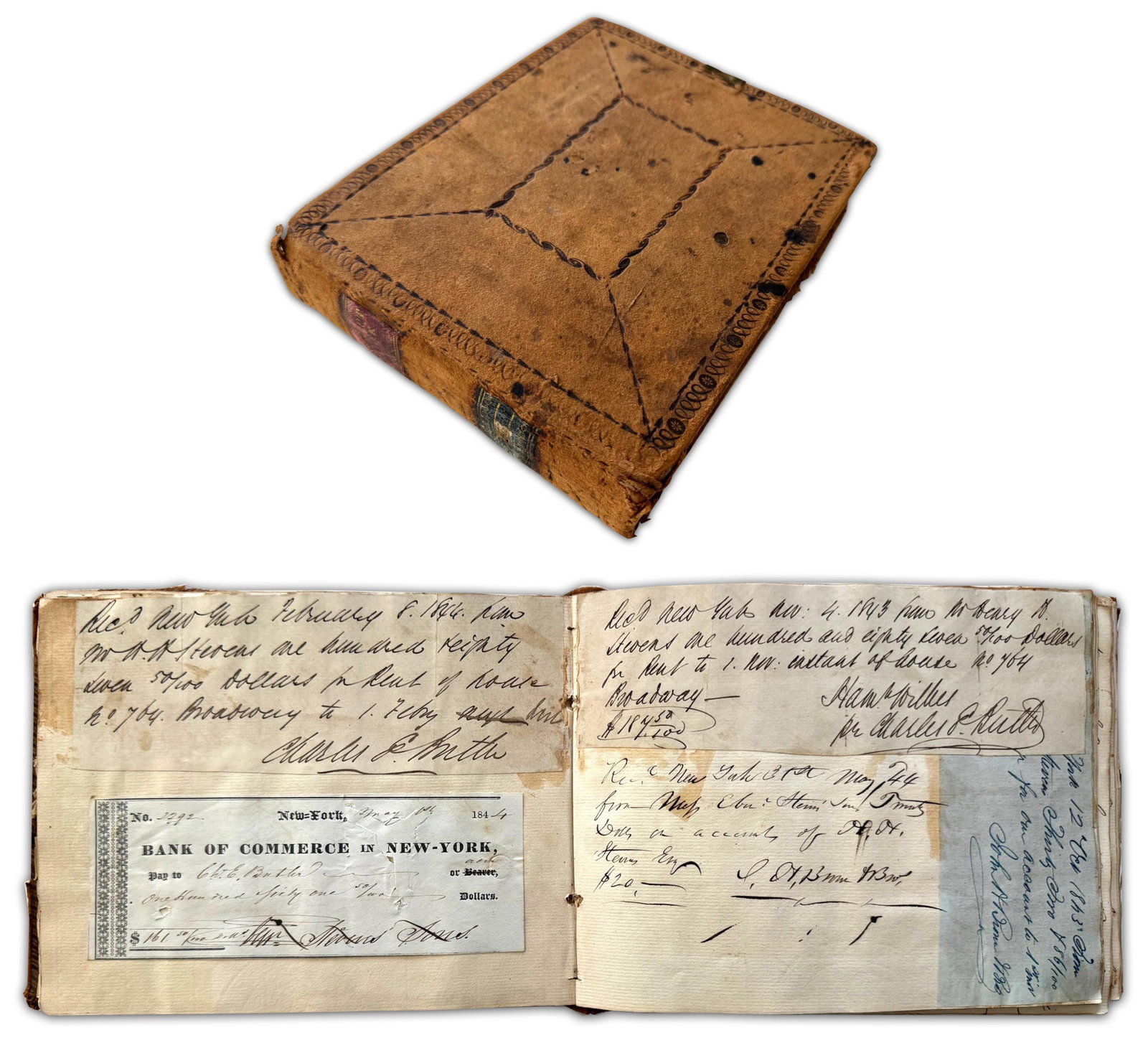 New York Merchant Receipt Book (1 of 6)