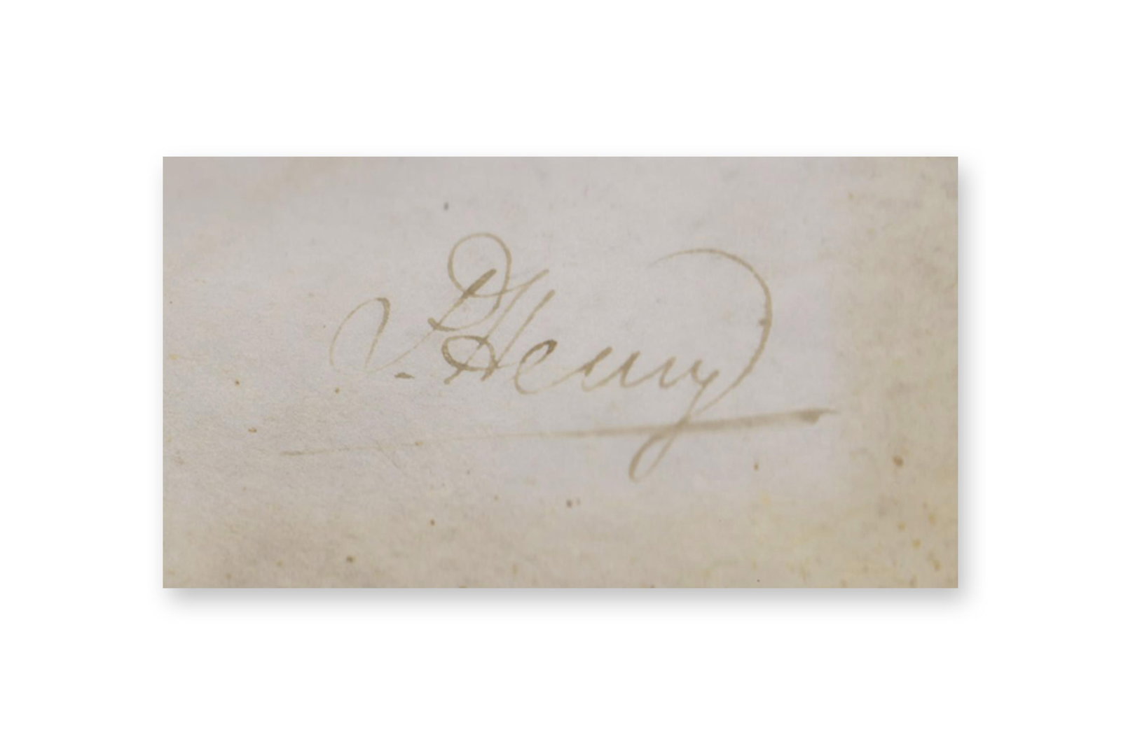 Patrick Henry Signed Land Grant - 2