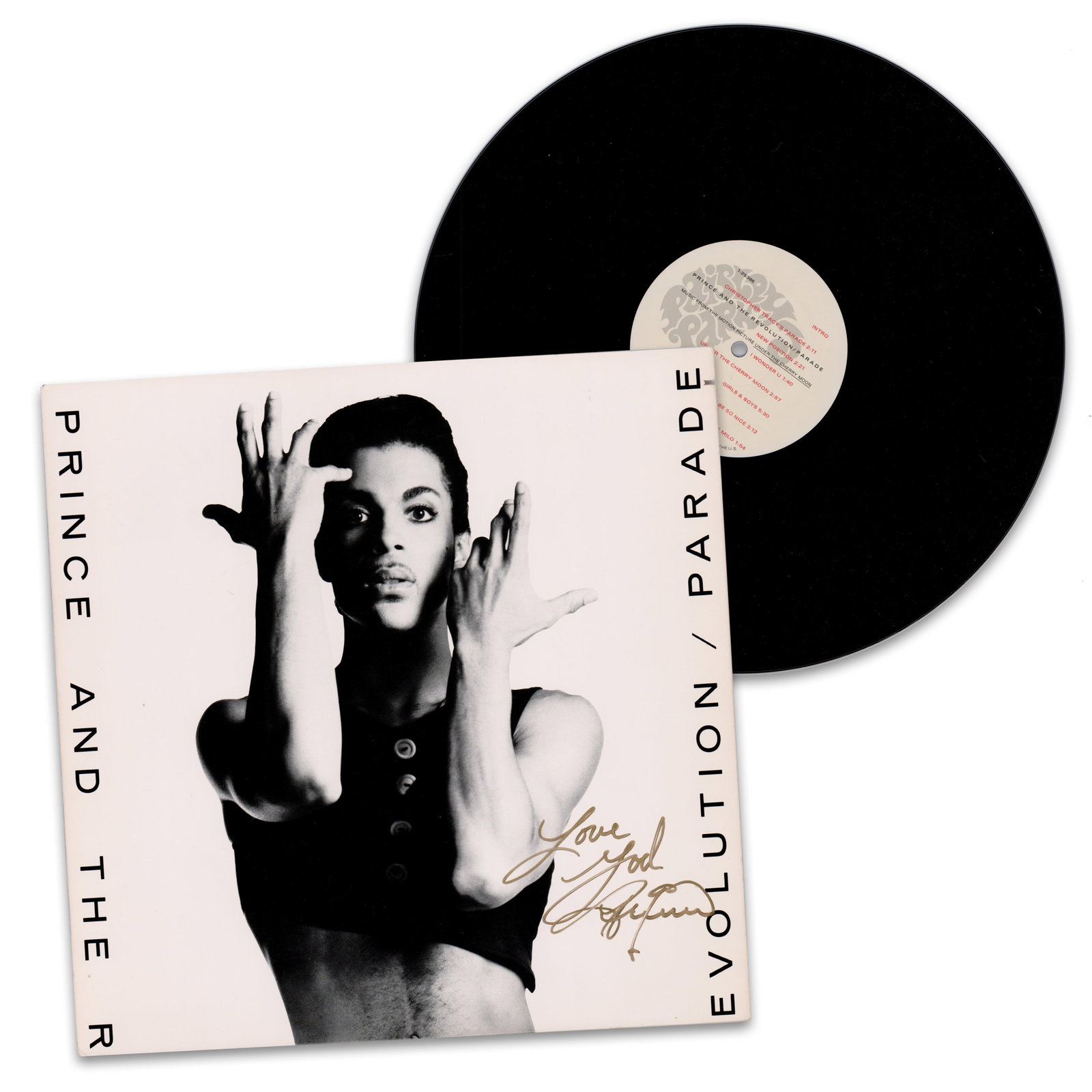 Prince Signed 1986 Album "Parade," JSA Authenticated (1 of 9)