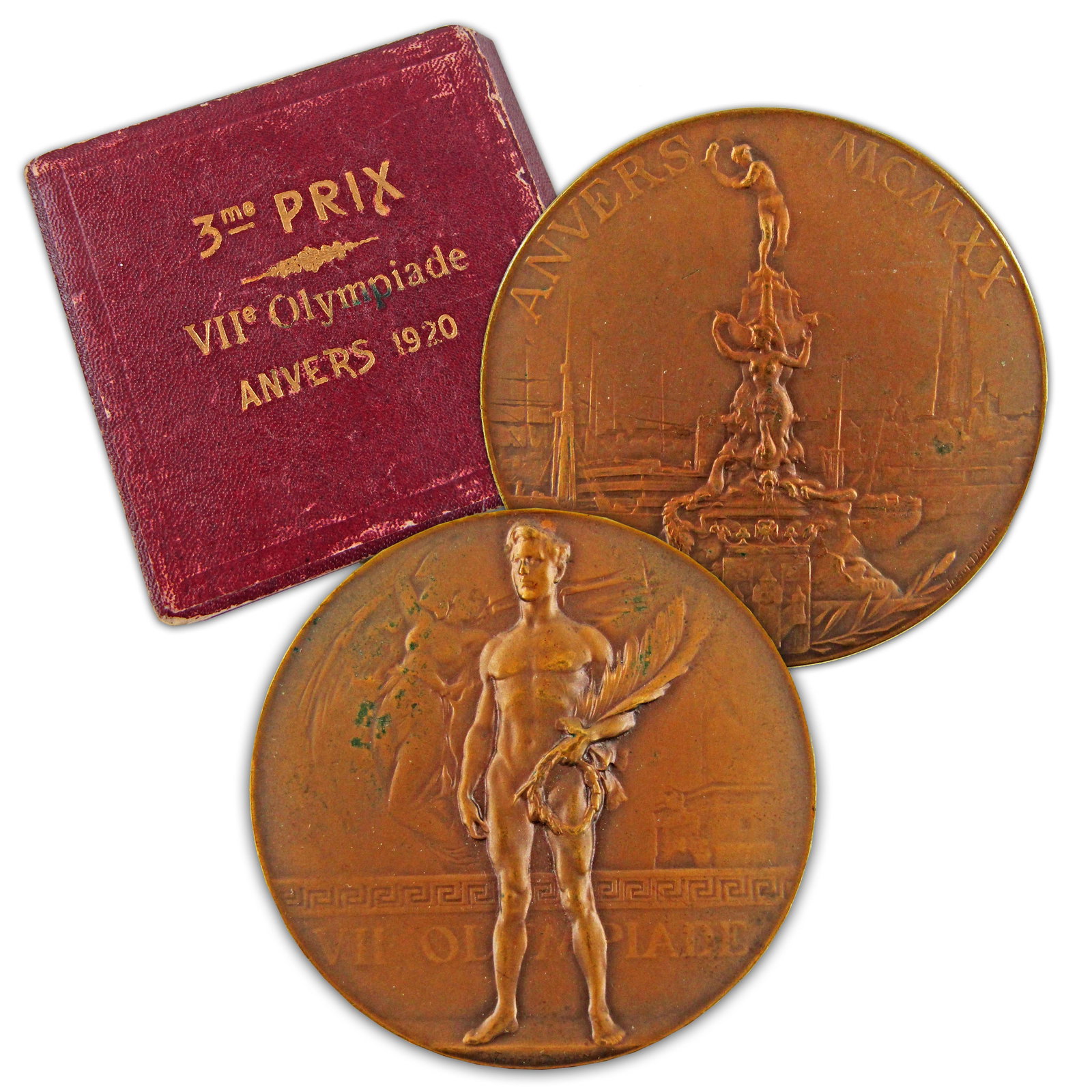 1920 Antwerp Summer Olympics Bronze Medal, 1/400 (1 of 6)