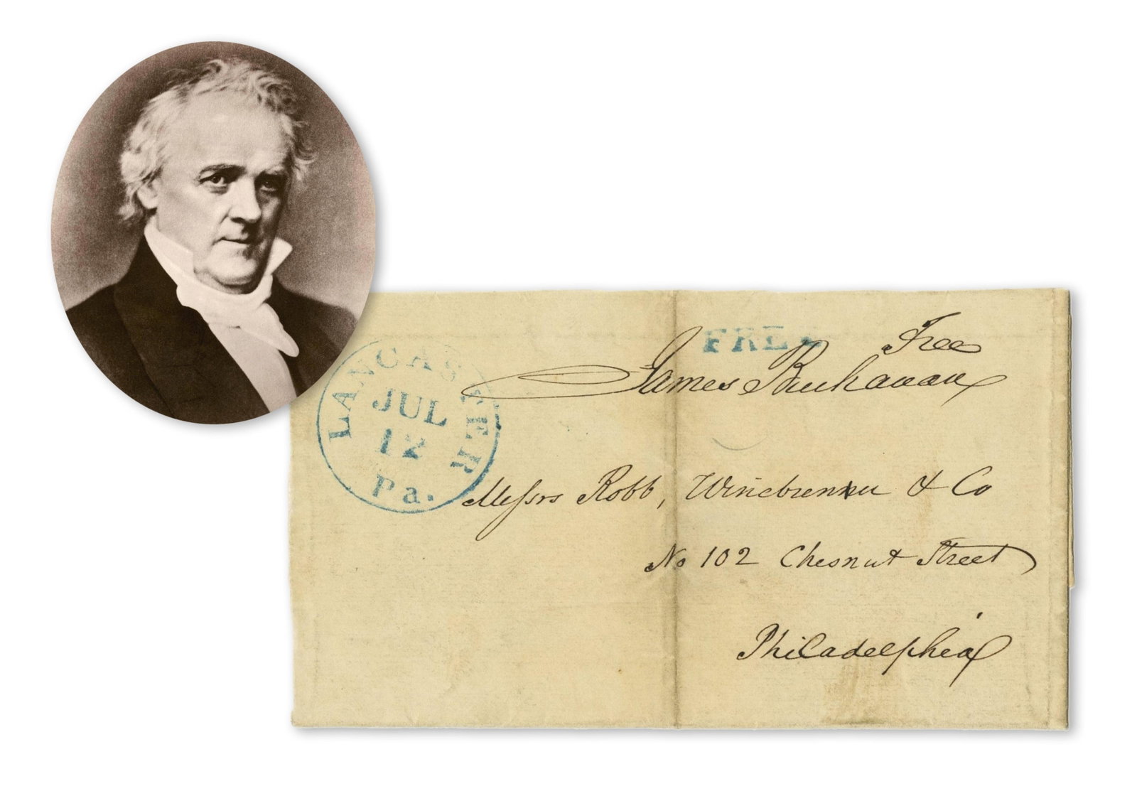 James Buchanan Free Frank with JSA LOA (1 of 3)