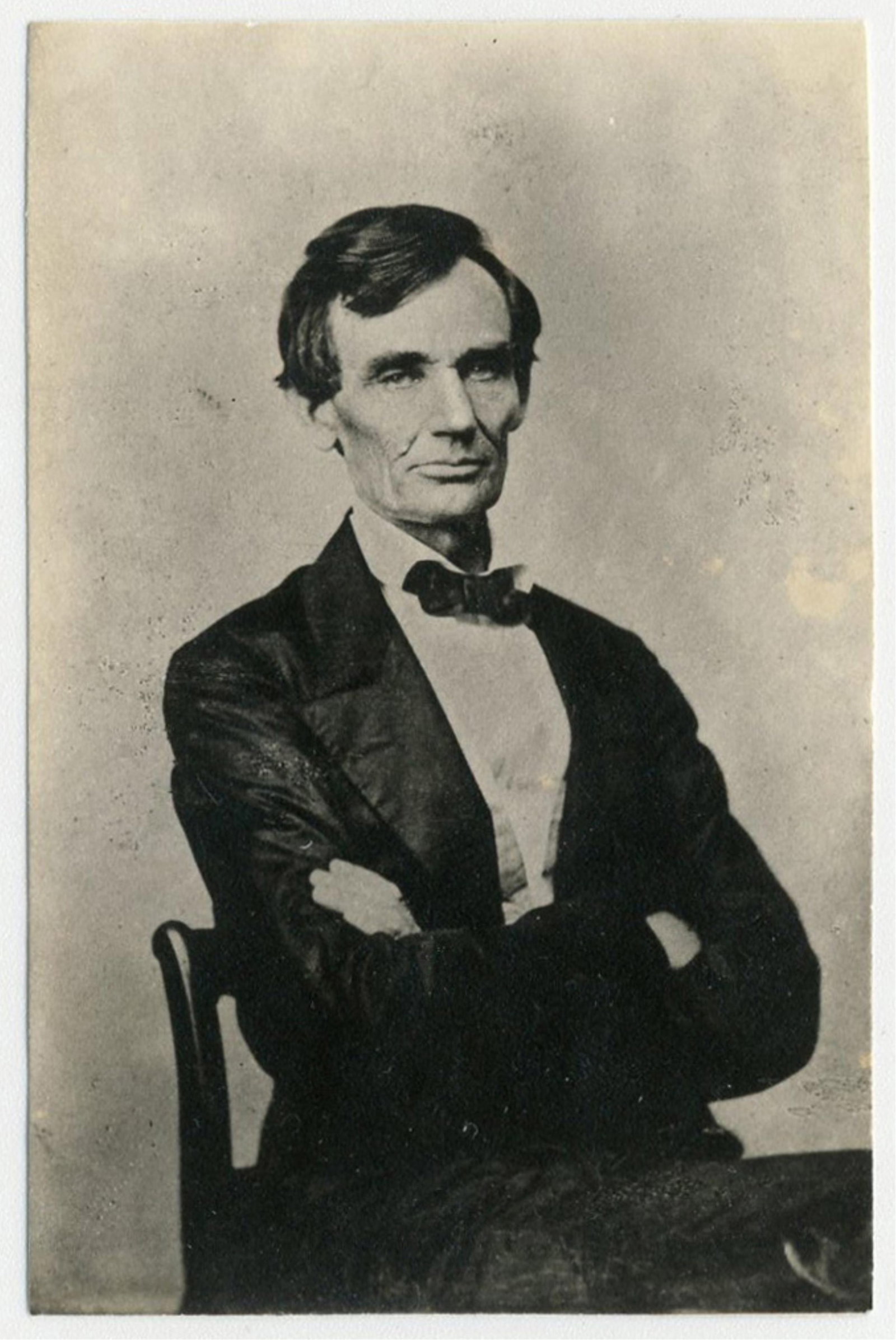 Abraham Lincoln Last Beardless Portrait! Meserve Printed & Collected (1 of 2)