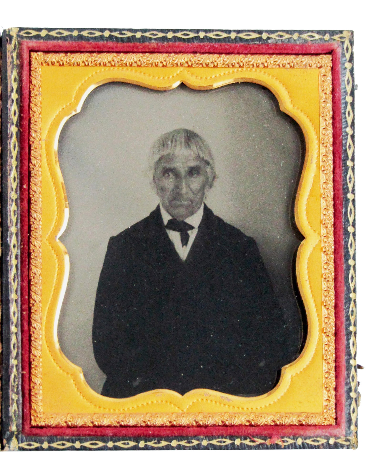 Rare Ambrotype of Seneca War Chief Blacksnake, Fought With Loyalists in Rev. War! (1 of 8)