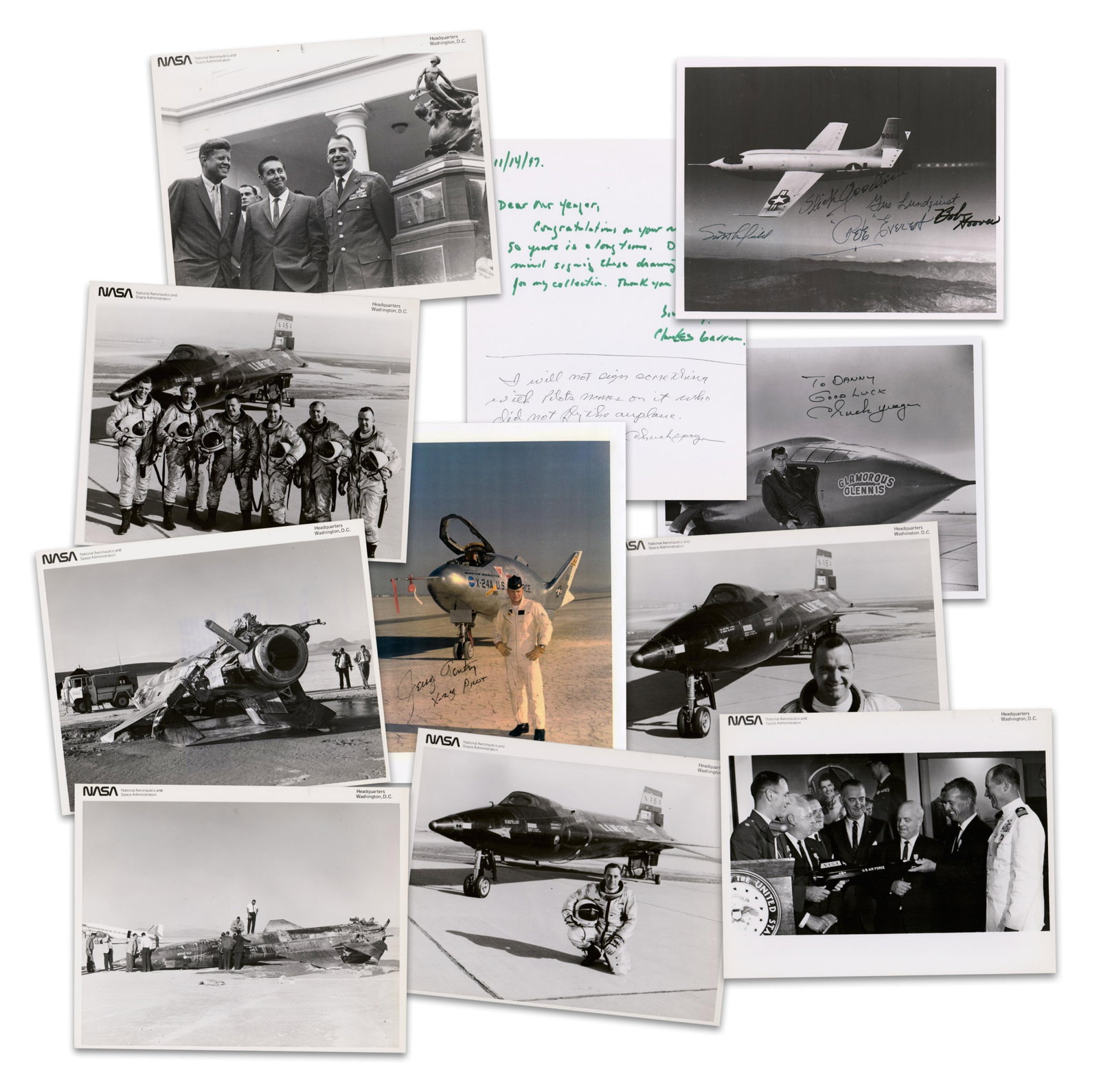 High Altitude Pilots Dealer's Lot of 11pcs: Chuck Yeager, Jerry Gentry & More! Pre-Cert Zarelli (1 of 11)