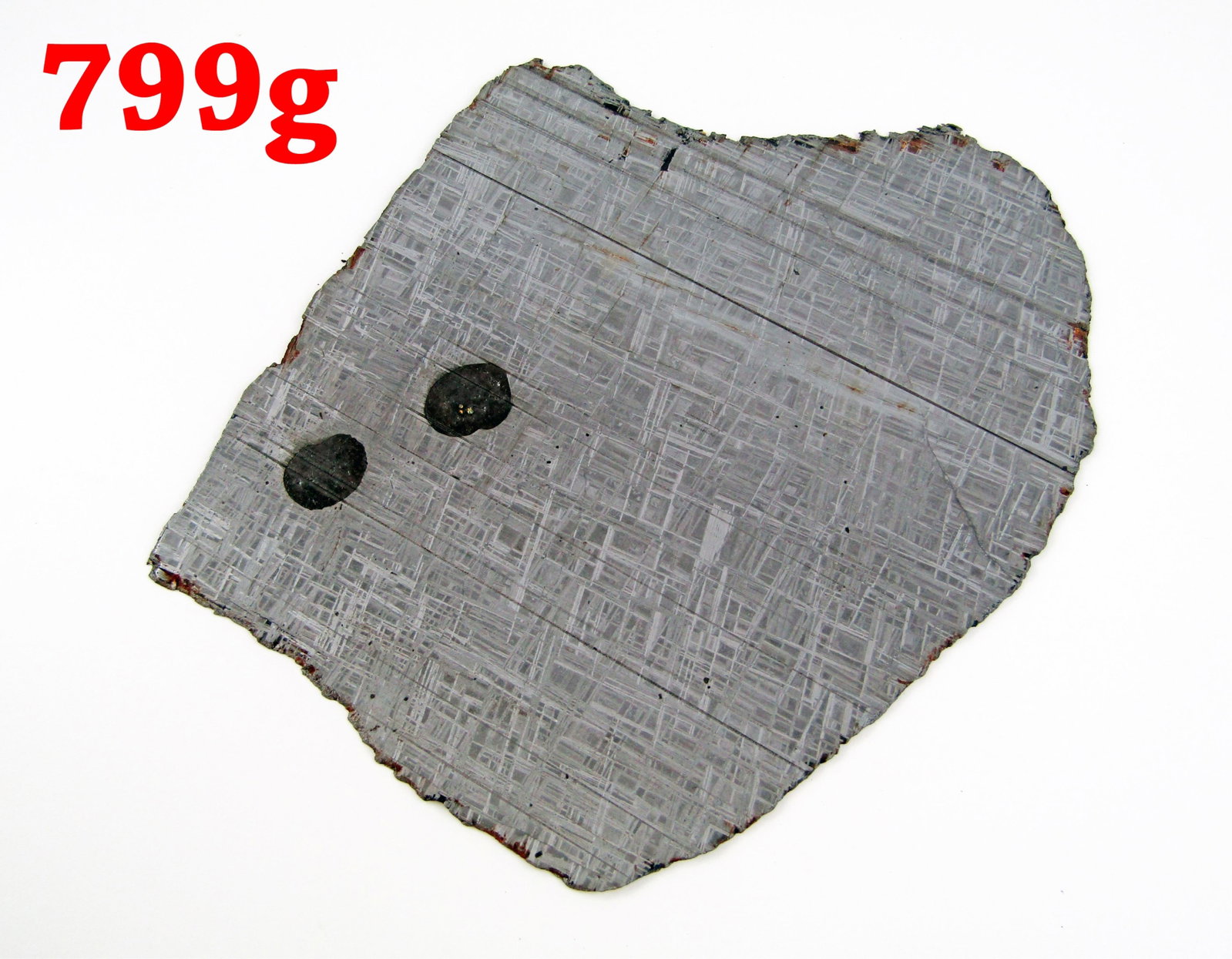 799g Muonionalusta Iron Meteorite Slice, With Space Collective COA (1 of 5)