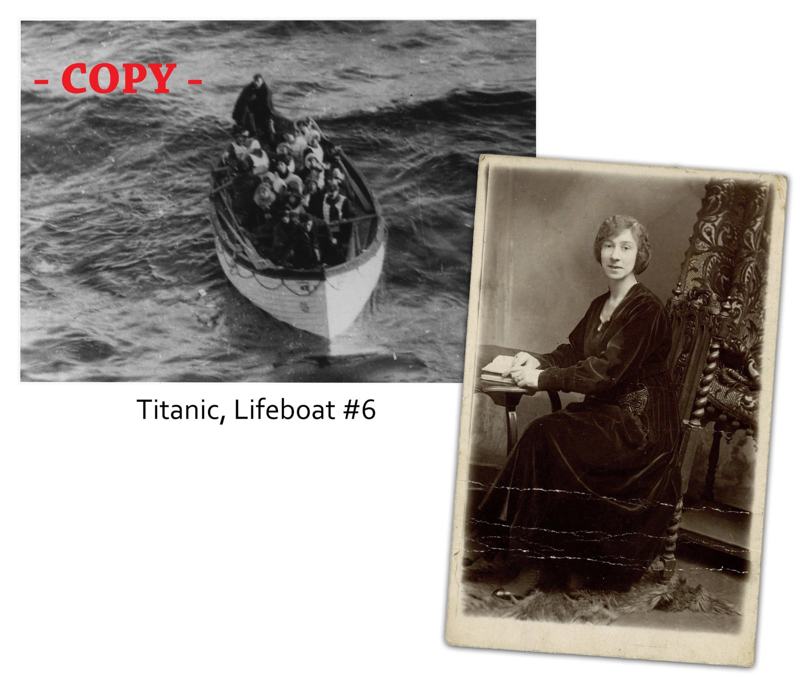 Original Photograph of Mable Martin: Titanic [London, England], n.d. but ca. 1910-1920 Original Photograph of Mable Martin Photograph A vintage photograph of Titanic survivor and crewmember Mabel E. Martin (1892-1960). N.d. but ca. 1910-