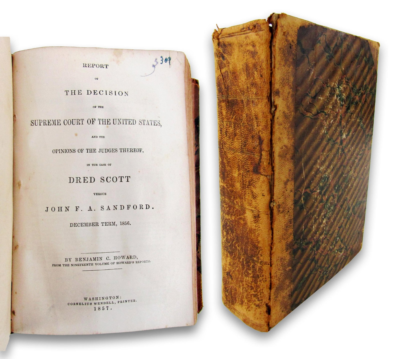 20 Bound Pamphlets (1846-1872) incl. 1st Ed. Printing of Dred Scott Decision, Plus Lincoln-Douglas (1 of 12)