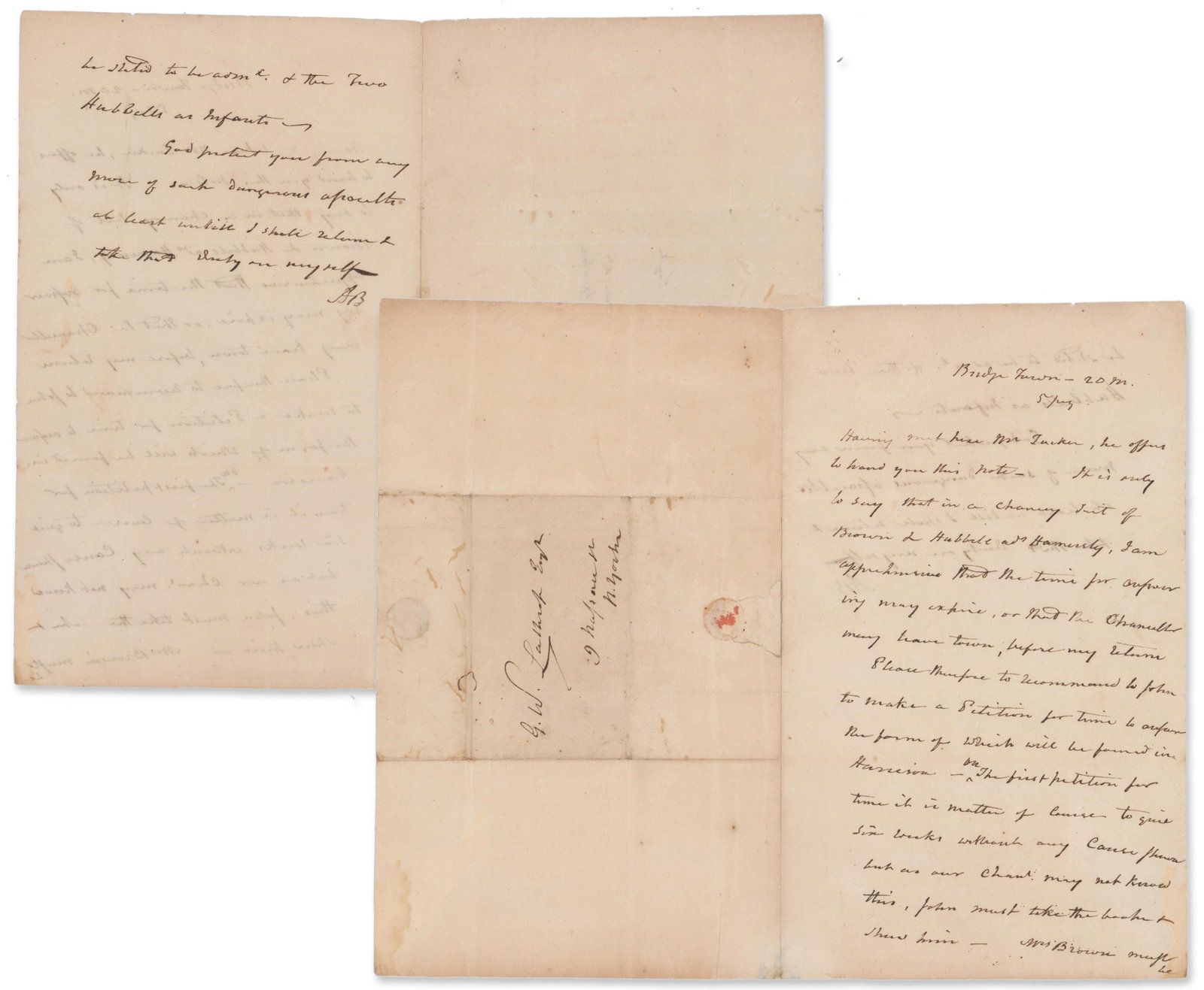 A. Burr ALS Sending Instructions to Make a Petition to the NY Court of Chancery (1 of 3)