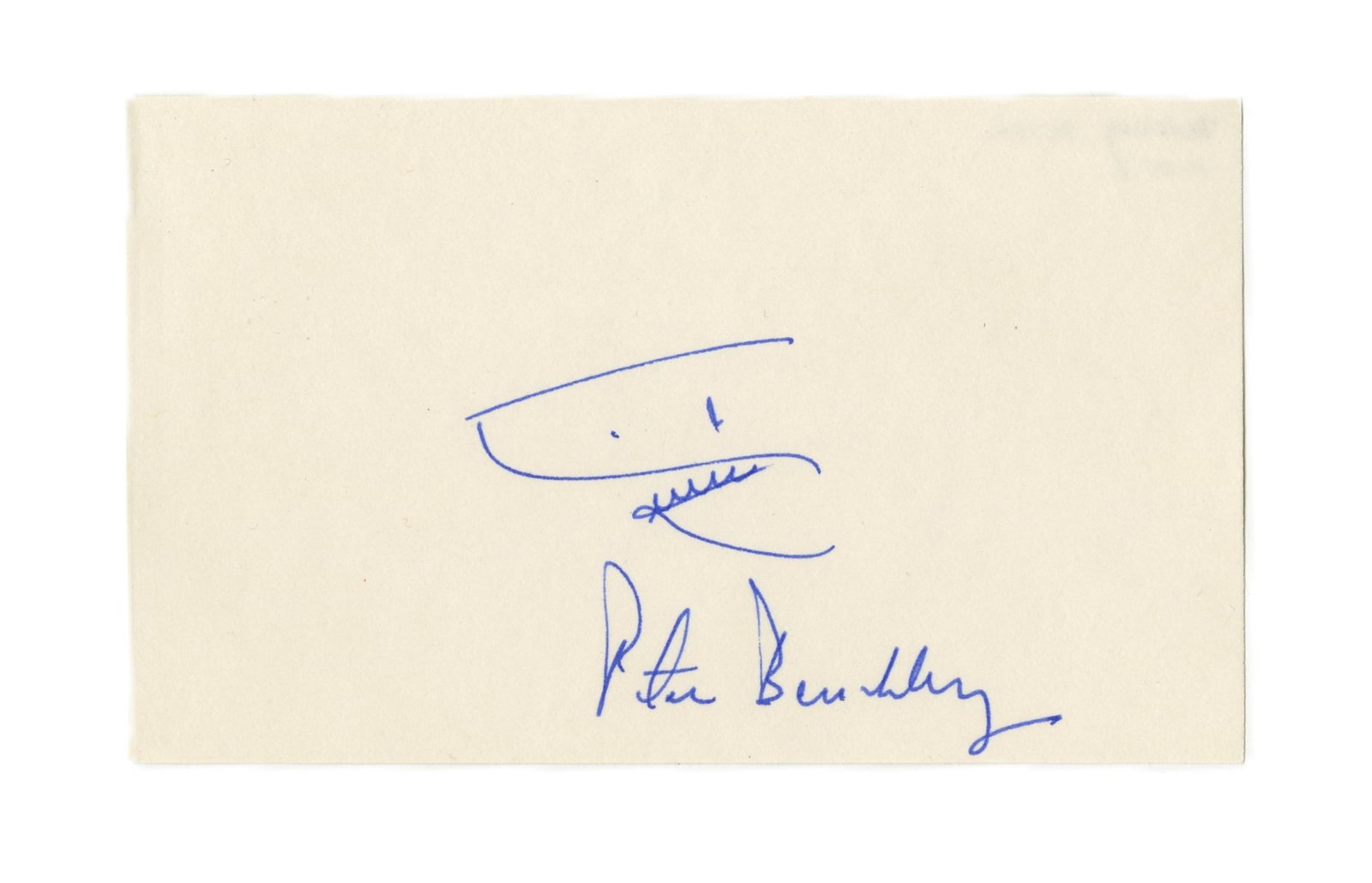 Peter Benchley Signed Original Jaws Sketch - 2