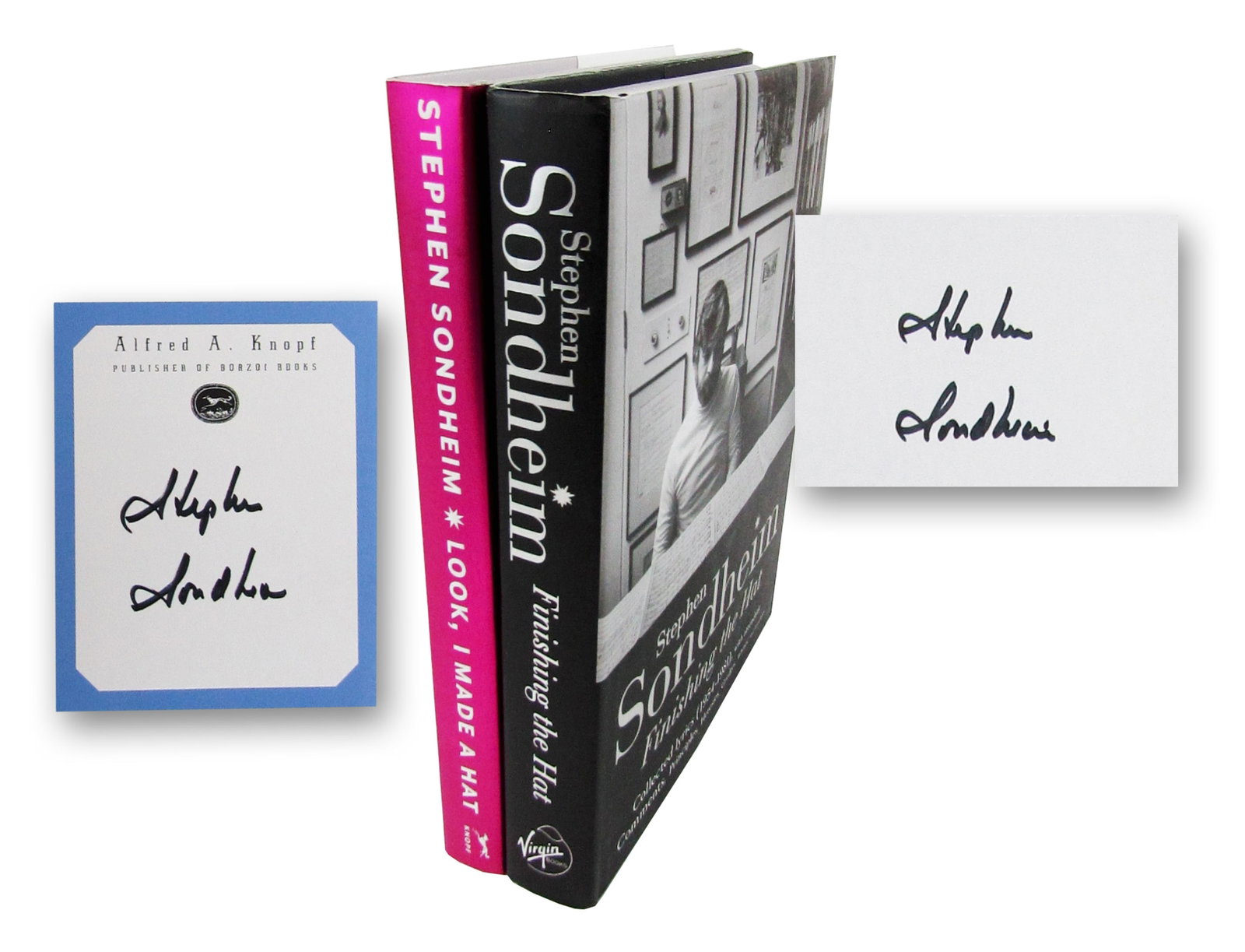 Stephen Sondheim (2) Signed Books of Collected Lyrics (1 of 9)