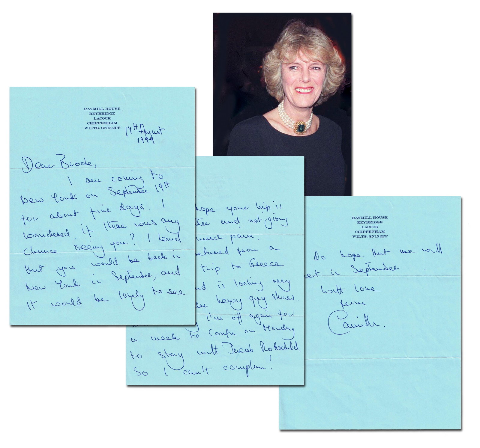 Queen Camilla ALS to Brooke Astor Just Weeks Before Astor's Cringeworthy "Mistress" Remark (1 of 5)