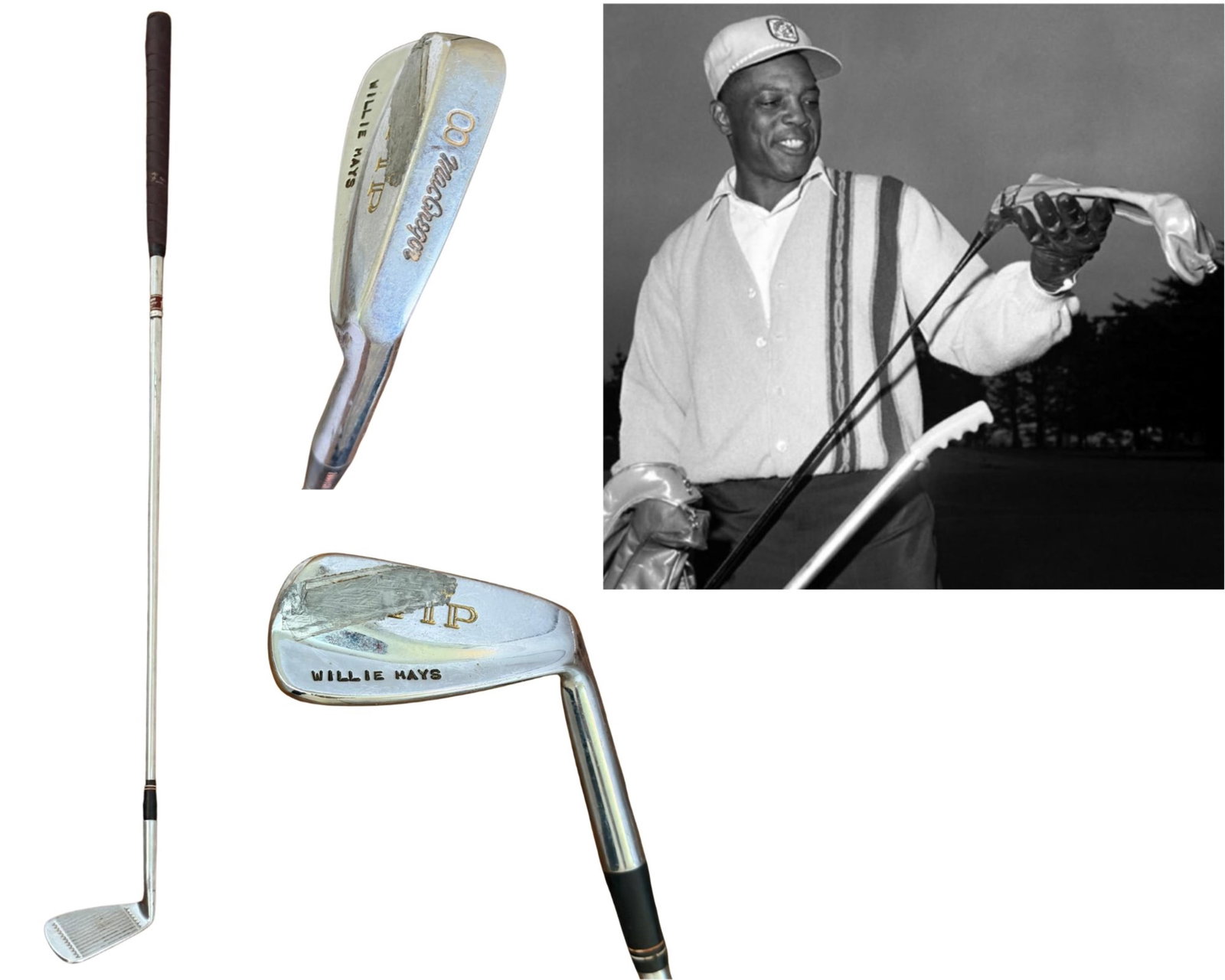 Willie Mays' Personally Owned Golf Club, Significant Use! Ex. Mays Estate (1 of 5)
