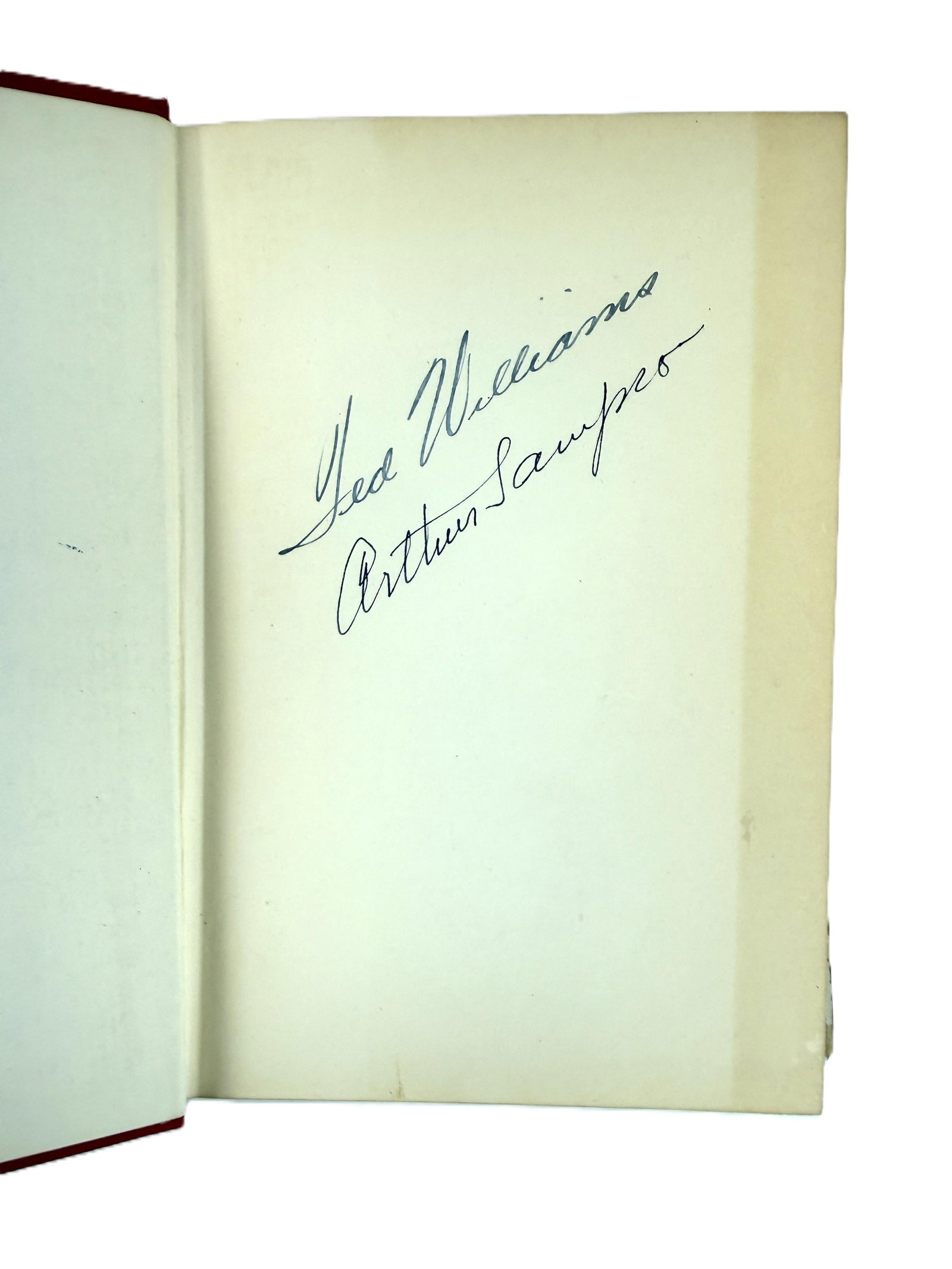 Book Signed by Ted Williams - 2