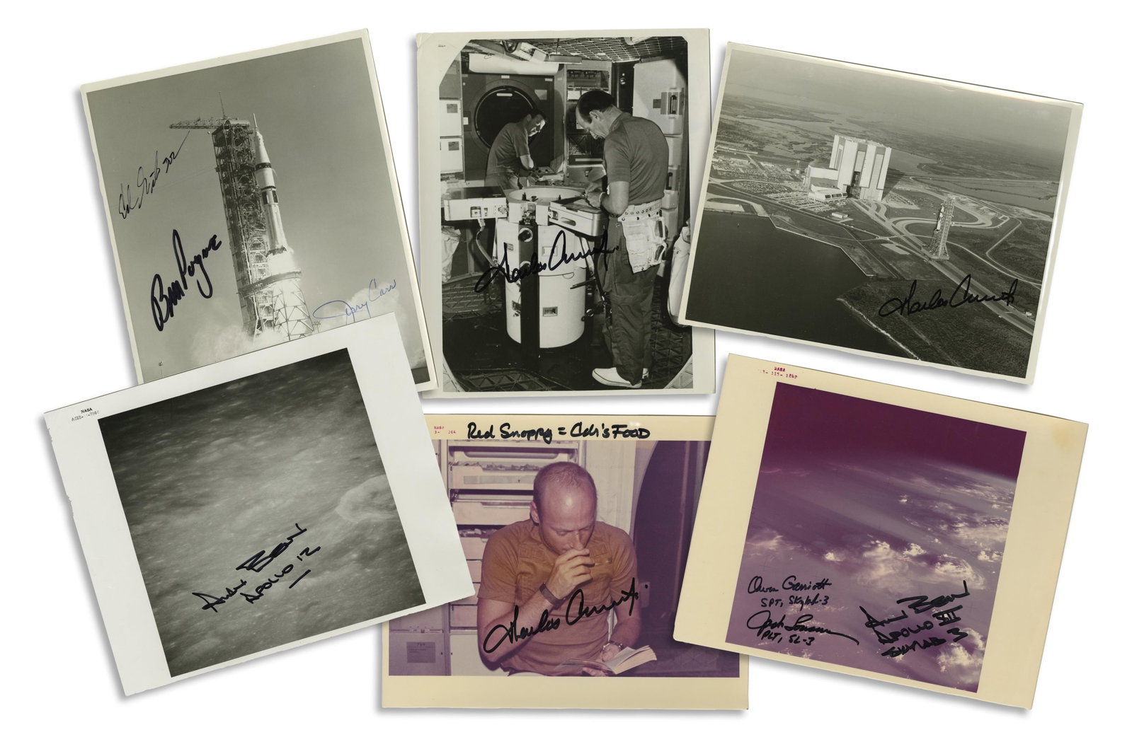 Skylab Signed Photo Lot Autographed by Conrad, Bean and More, Pre-Certified by Zarelli (1 of 7)