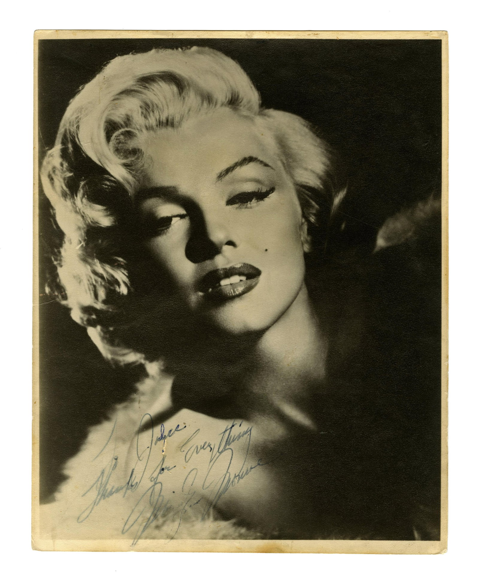 Marilyn Monroe Beautiful Signed Presentation Photo, PSA & Beckett (1 of 5)