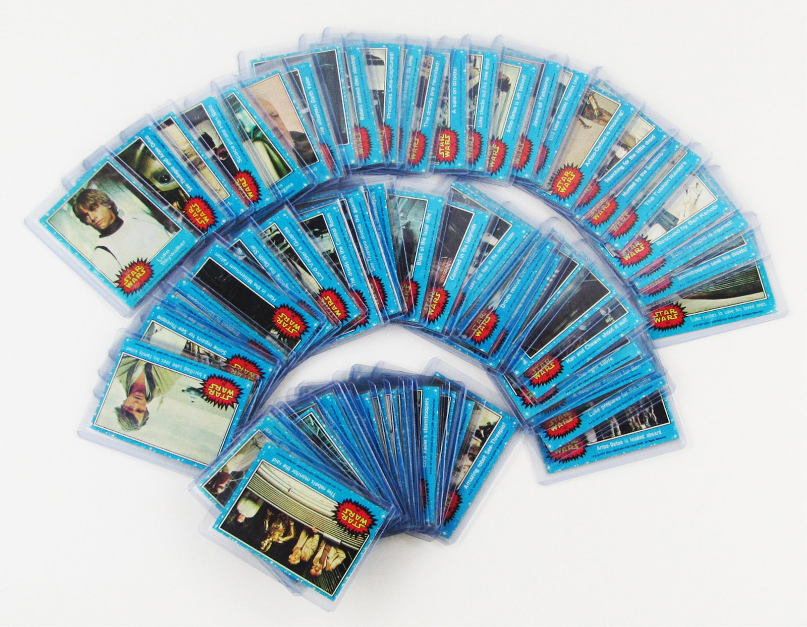 Star Wars Topps Series I 1977 Trading Cards, Full Set of 66 (1 of 7)