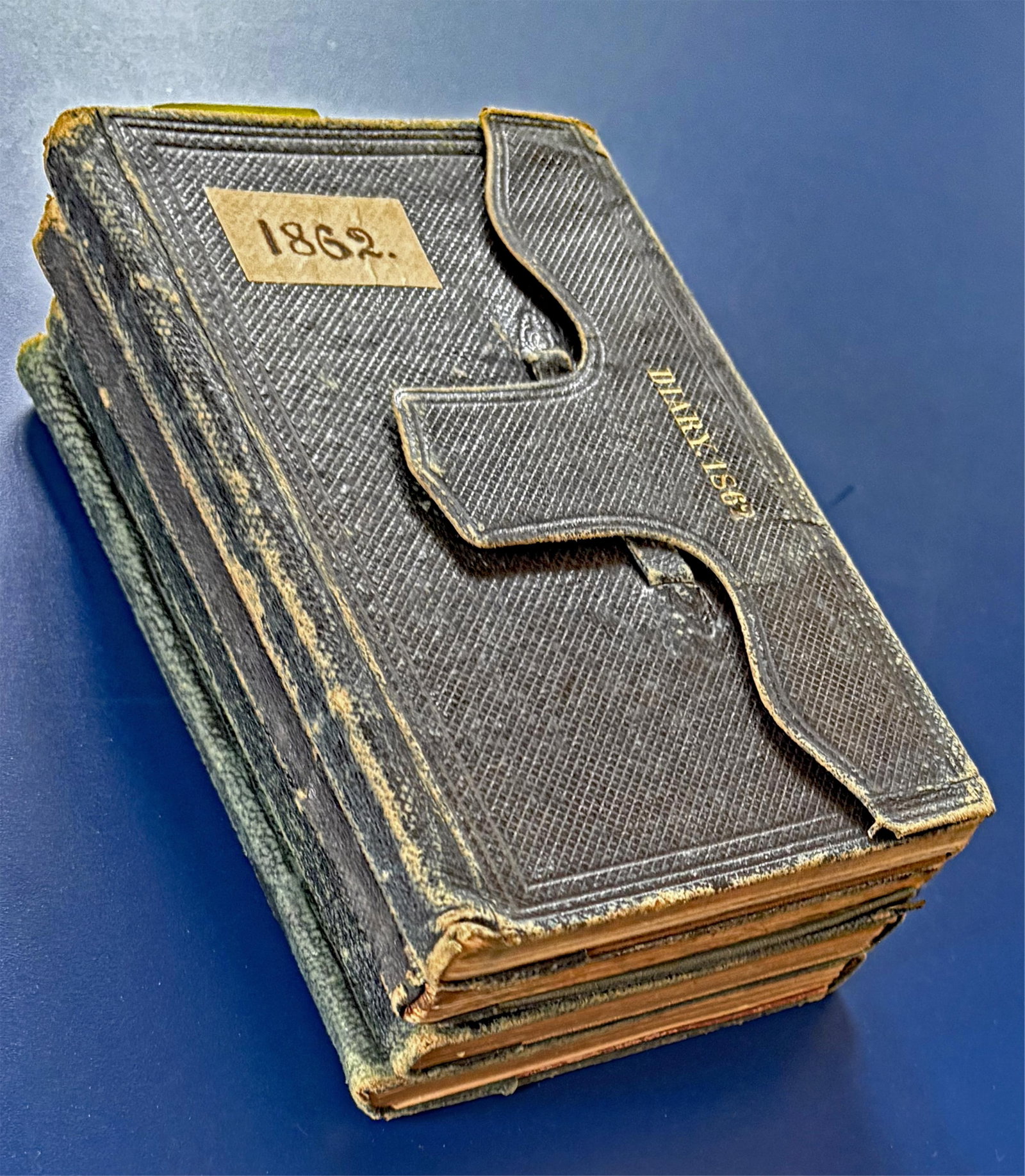 4 Civil War Diaries by Elias Smith Recording the Full Service of the 14th NJ Infantry, Including: Civil War Diaries various, ca. 1862 to 1865 4 Civil War Diaries by Elias Smith Recording the Full Service of the 14th NJ Infantry, Including Monocacy, Petersburg, & Lee's Surrender at Appomattox - 186