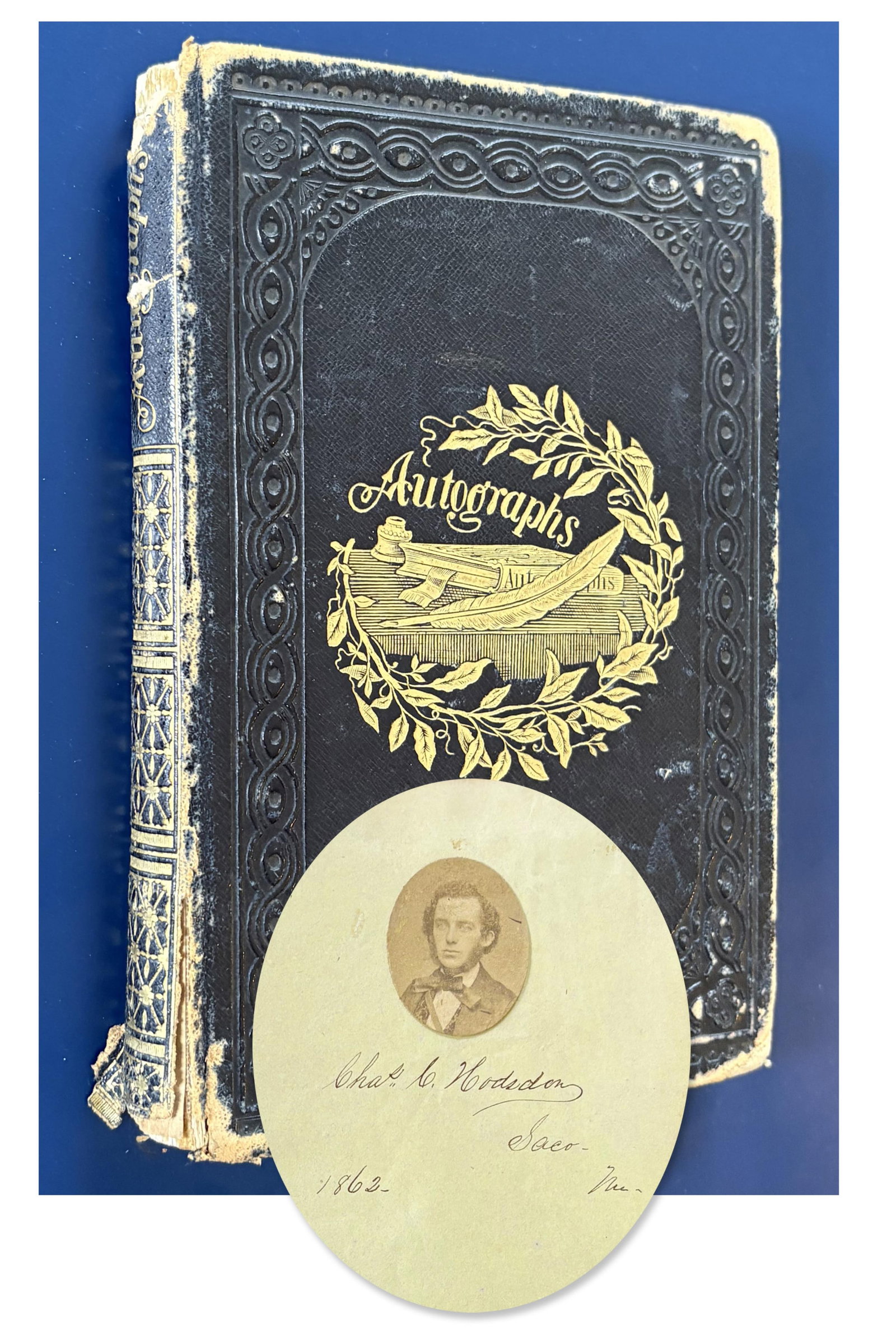 Corps d'Afrique Black Regiments Album Kept by USCT 1st Lieut. Hodsdon, w/ Many Signatures by Corps (1 of 8)