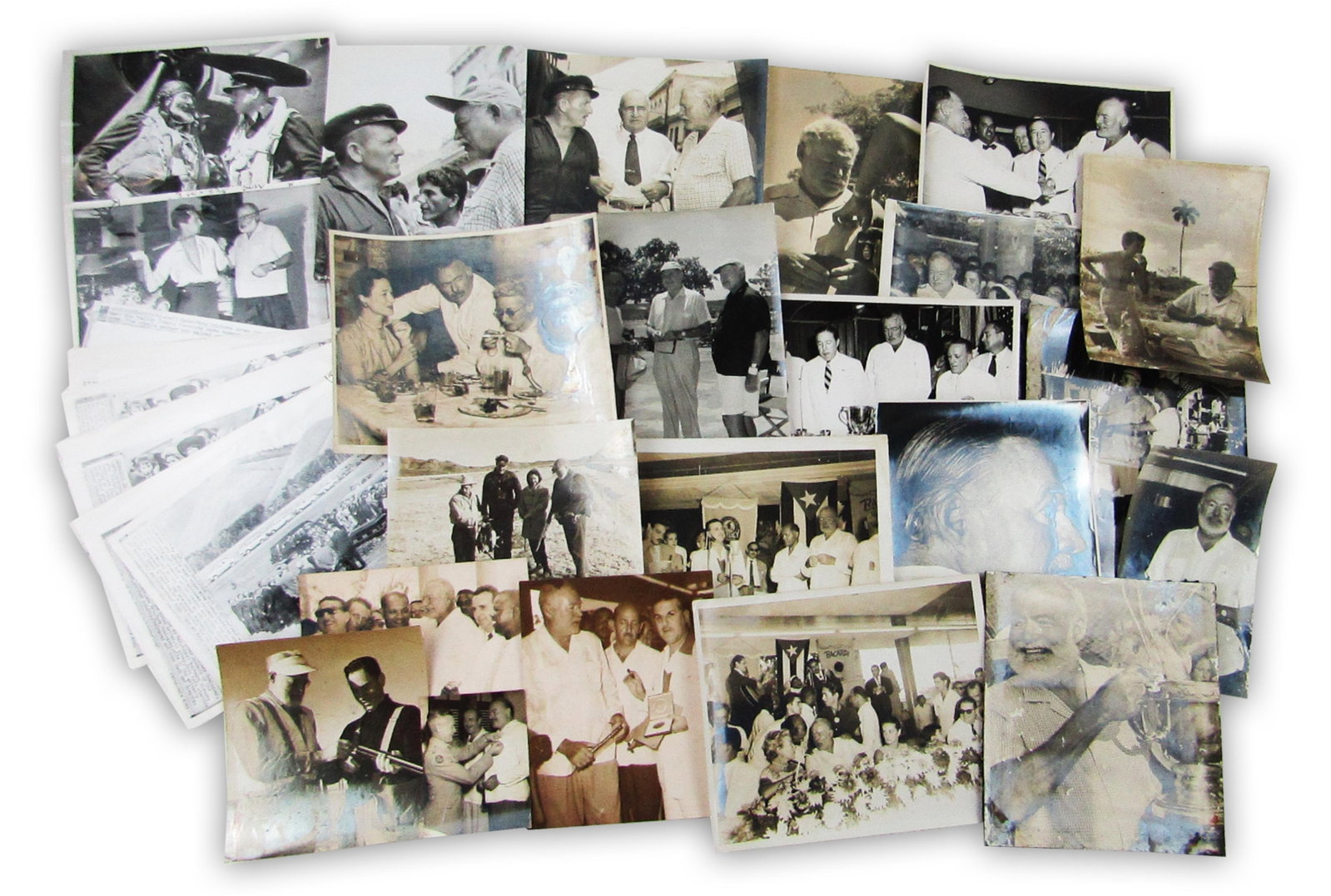 Ernest Hemingway in Cuba, Archive of 56 Vintage Photographs, Some Possibly Type I (1 of 9)