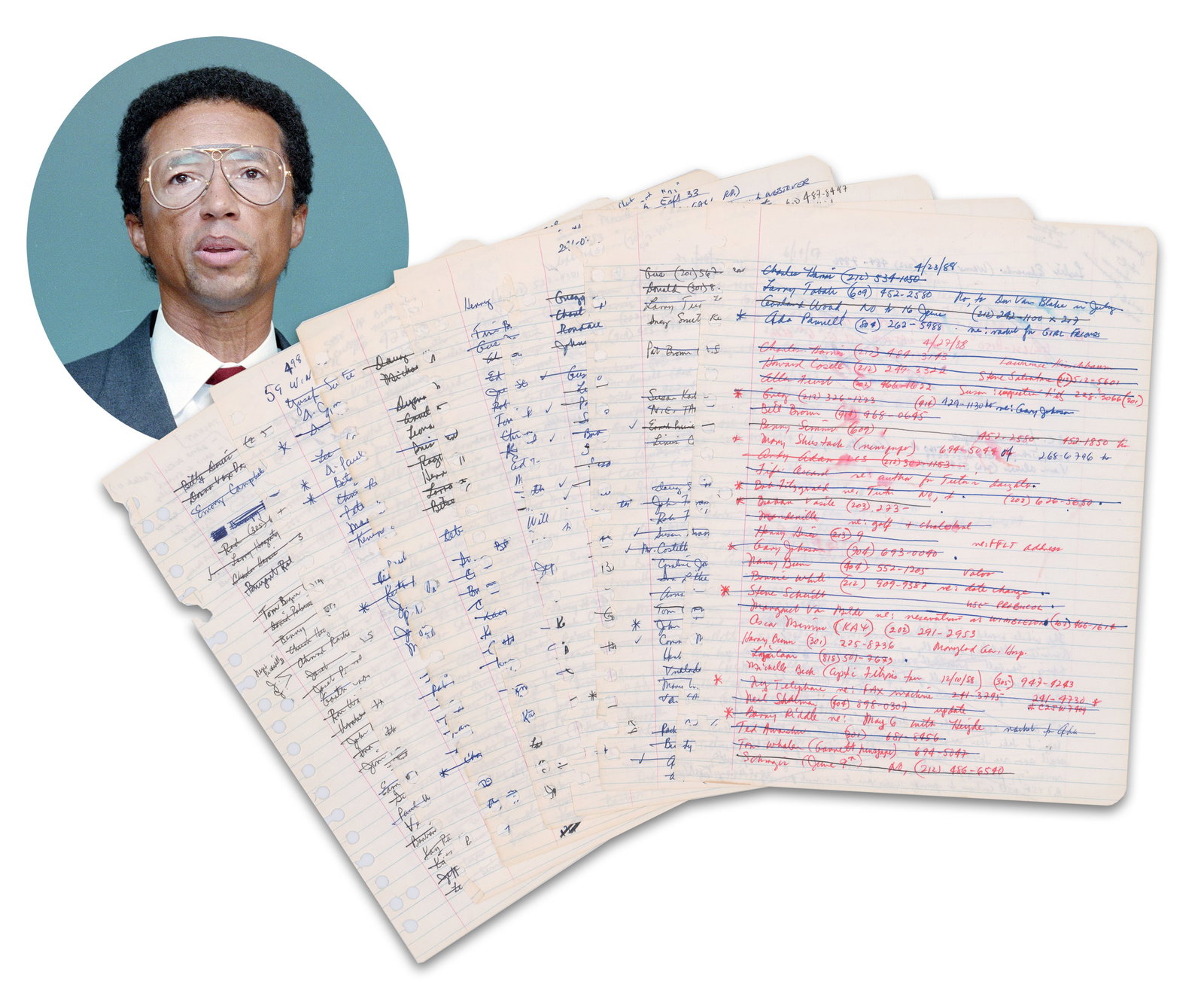 Arthur Ashe 7pp on Athletes & Religion: "African-American athletes… take their rightful place (1 of 8)