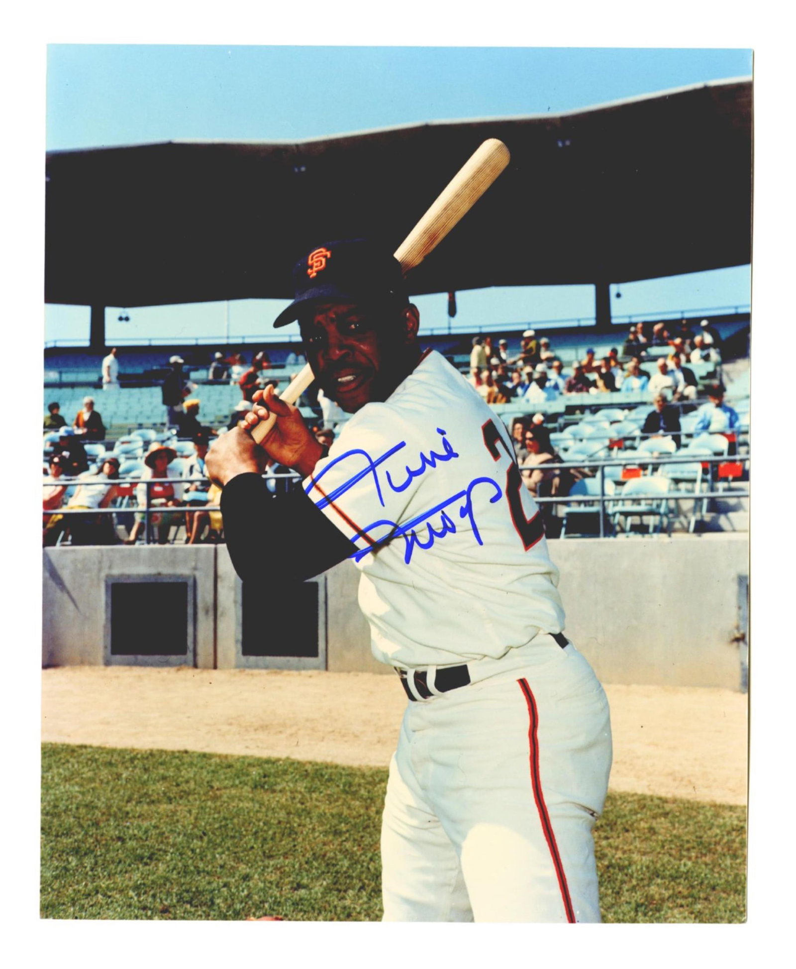 Iconic Willie Mays Signed Photo (1 of 2)