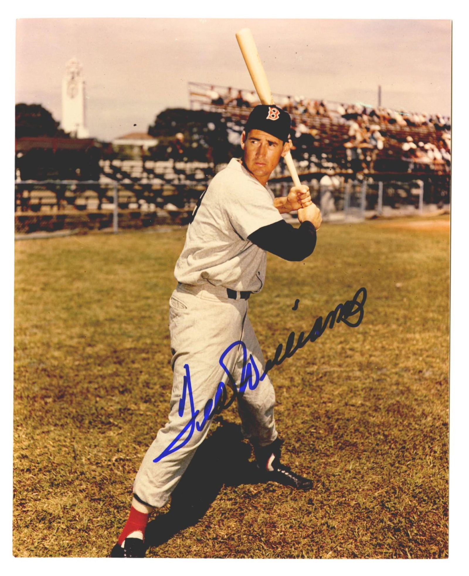 Iconic Ted Williams Boldly Signed Photo (1 of 2)