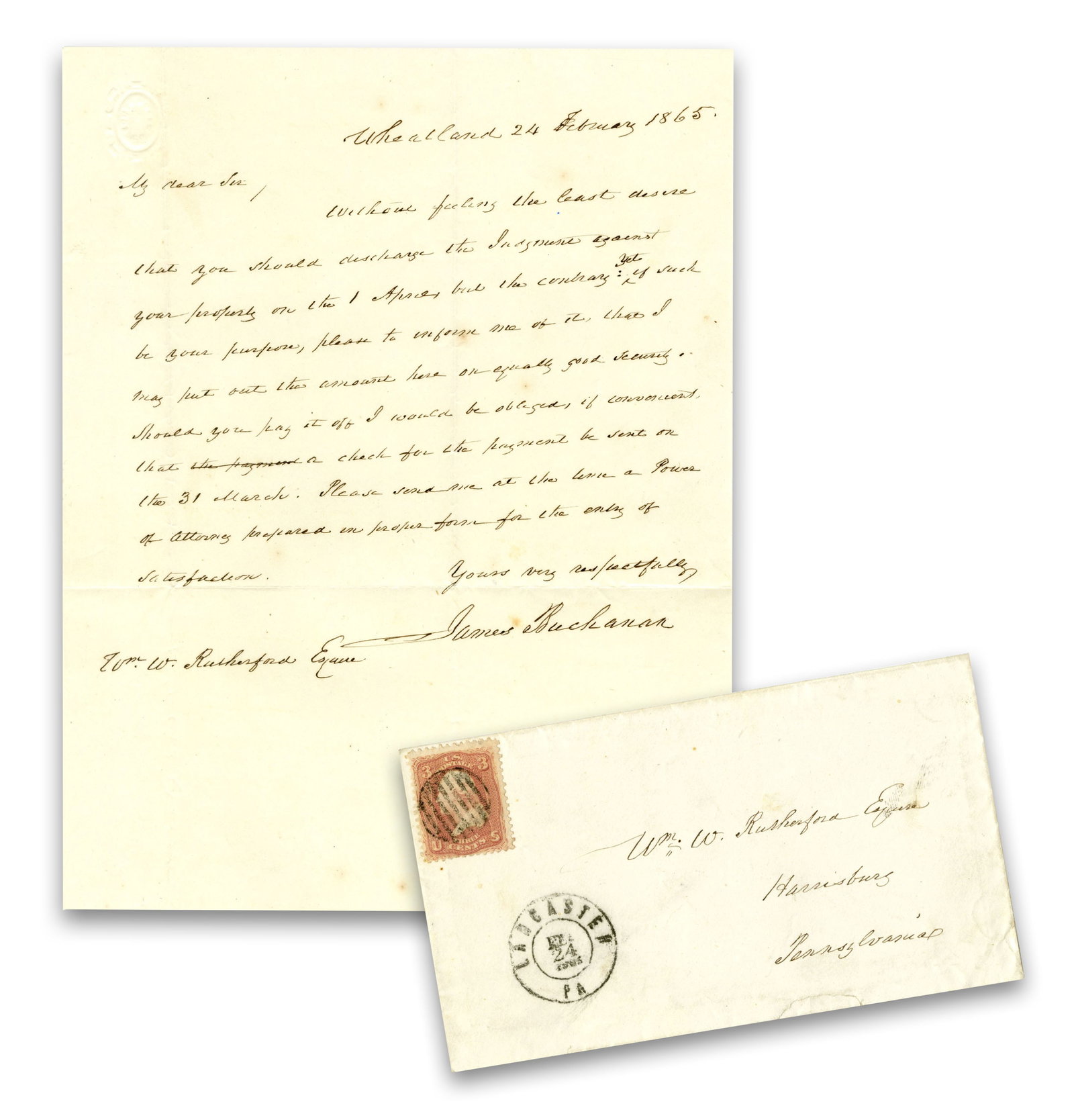 J. Buchanan Offers Legal Advice Weeks Before Lee's Surrender (1 of 4)