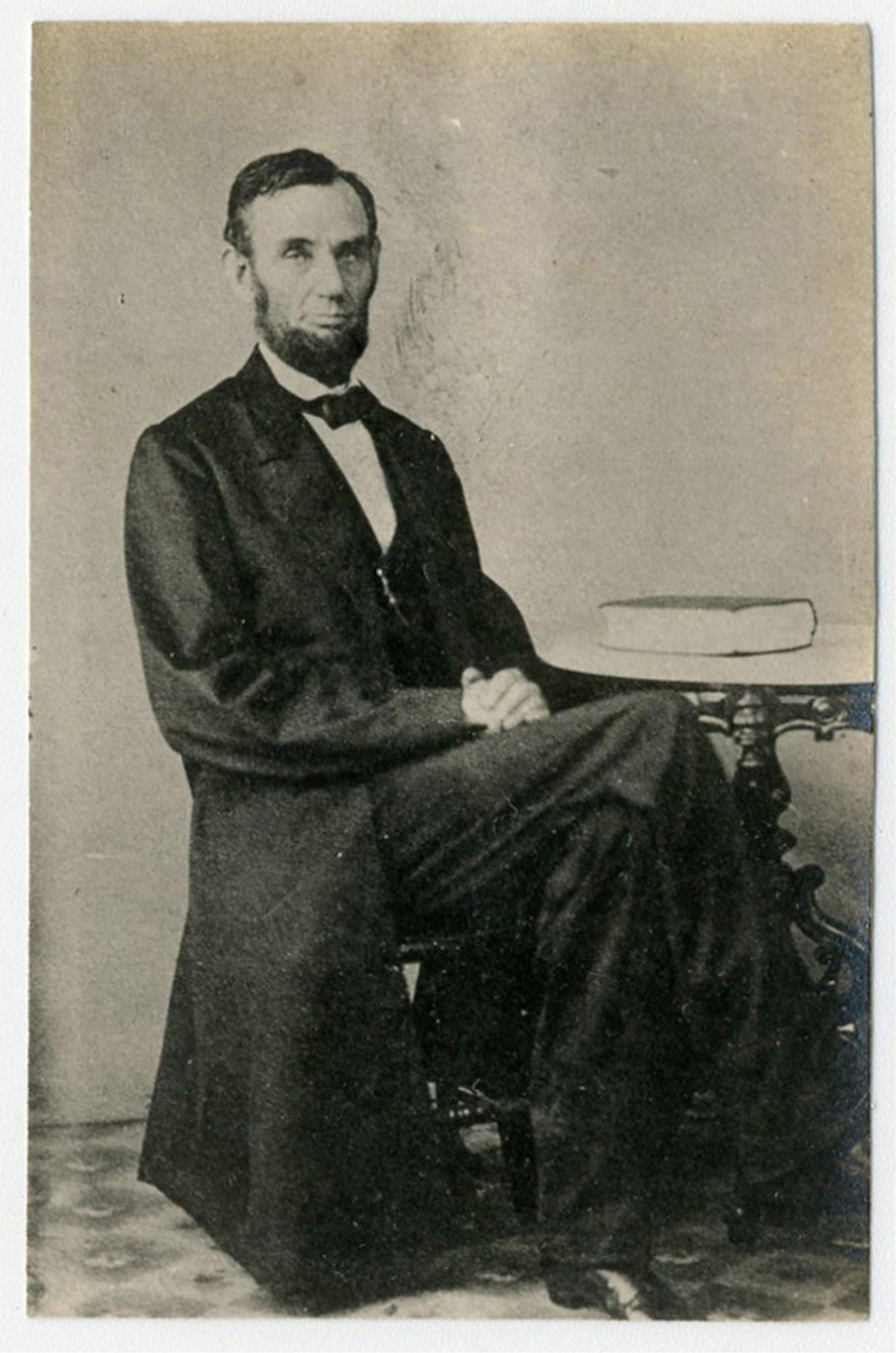 Abraham Lincoln, Gardner's First Sitter! Meserve Printed & Collected (1 of 2)