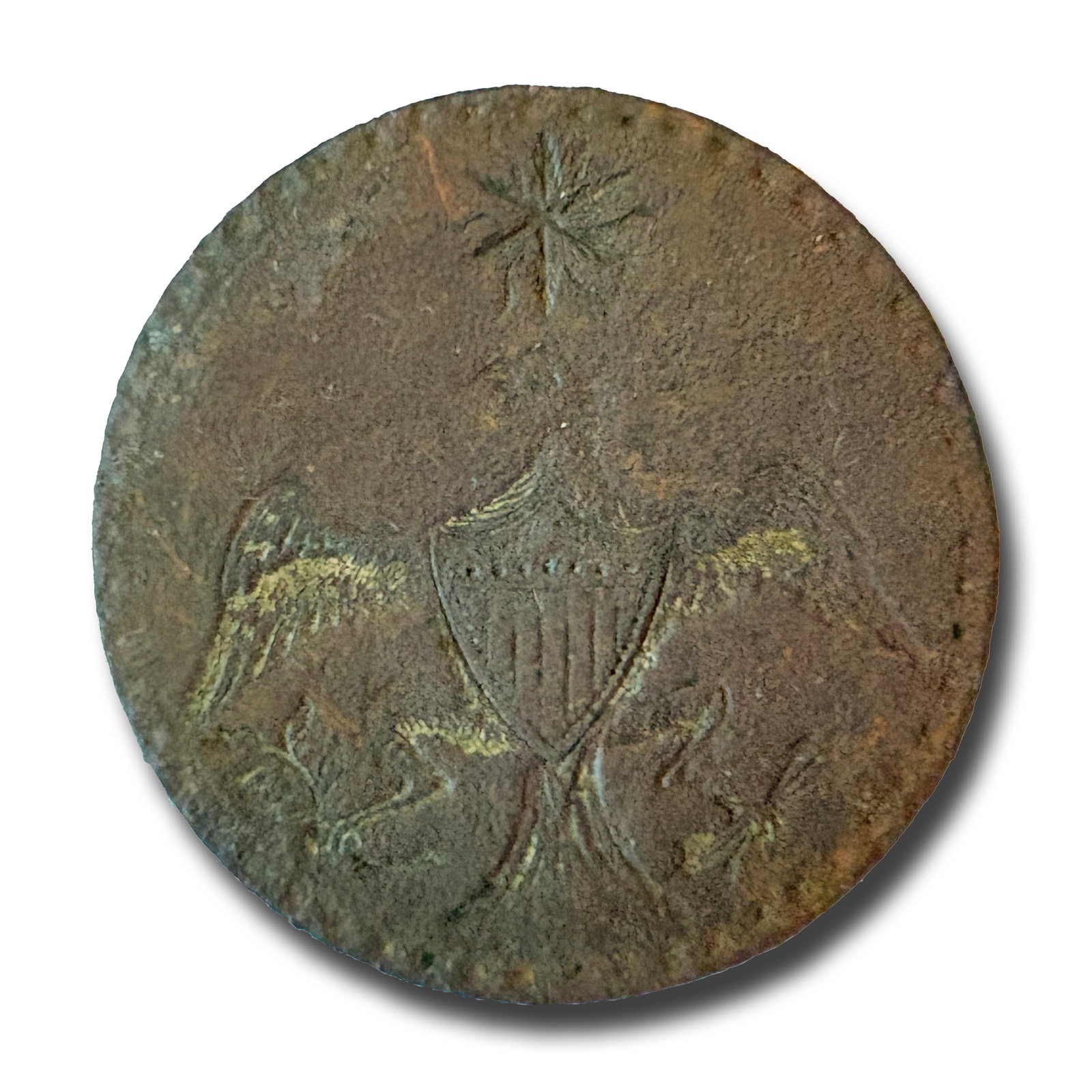 George Washington "Eagle with Star" 1789 Inaugural Button (1 of 7)