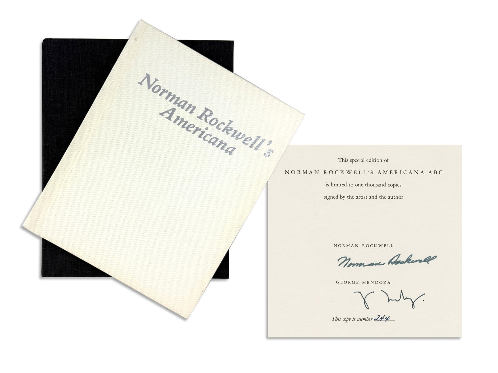 Norman Rockwell Signed Limited Ed. "Americana ABC" w/ Slipcase (1 of 5)